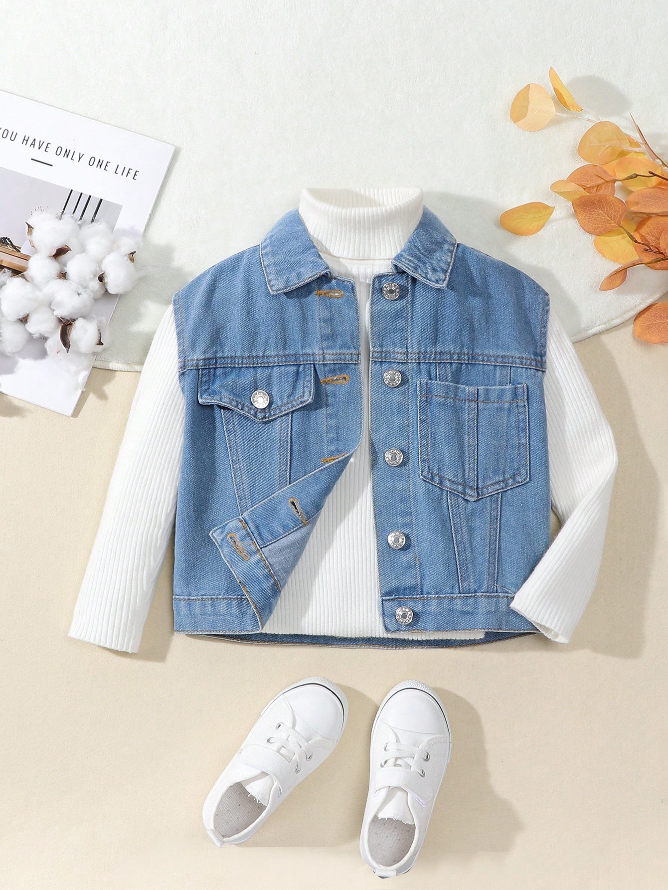 Young Girls Denim Jackets & Coats