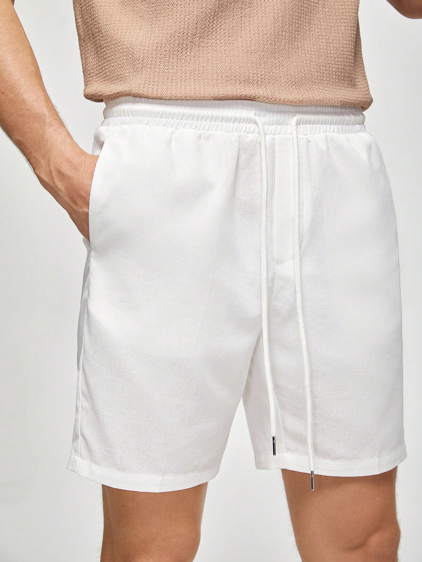 Men Linen Shorts