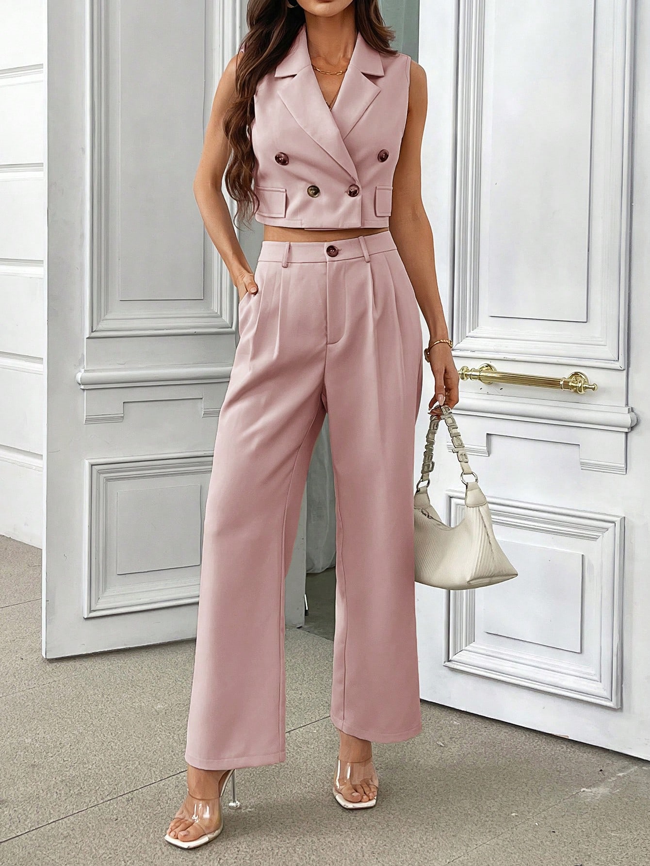 In Pink Women Suit Sets