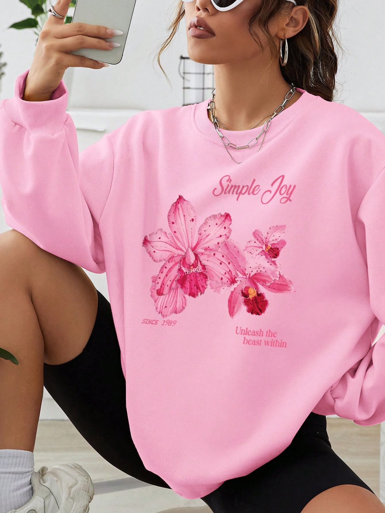 In Pink Women Sweatshirts