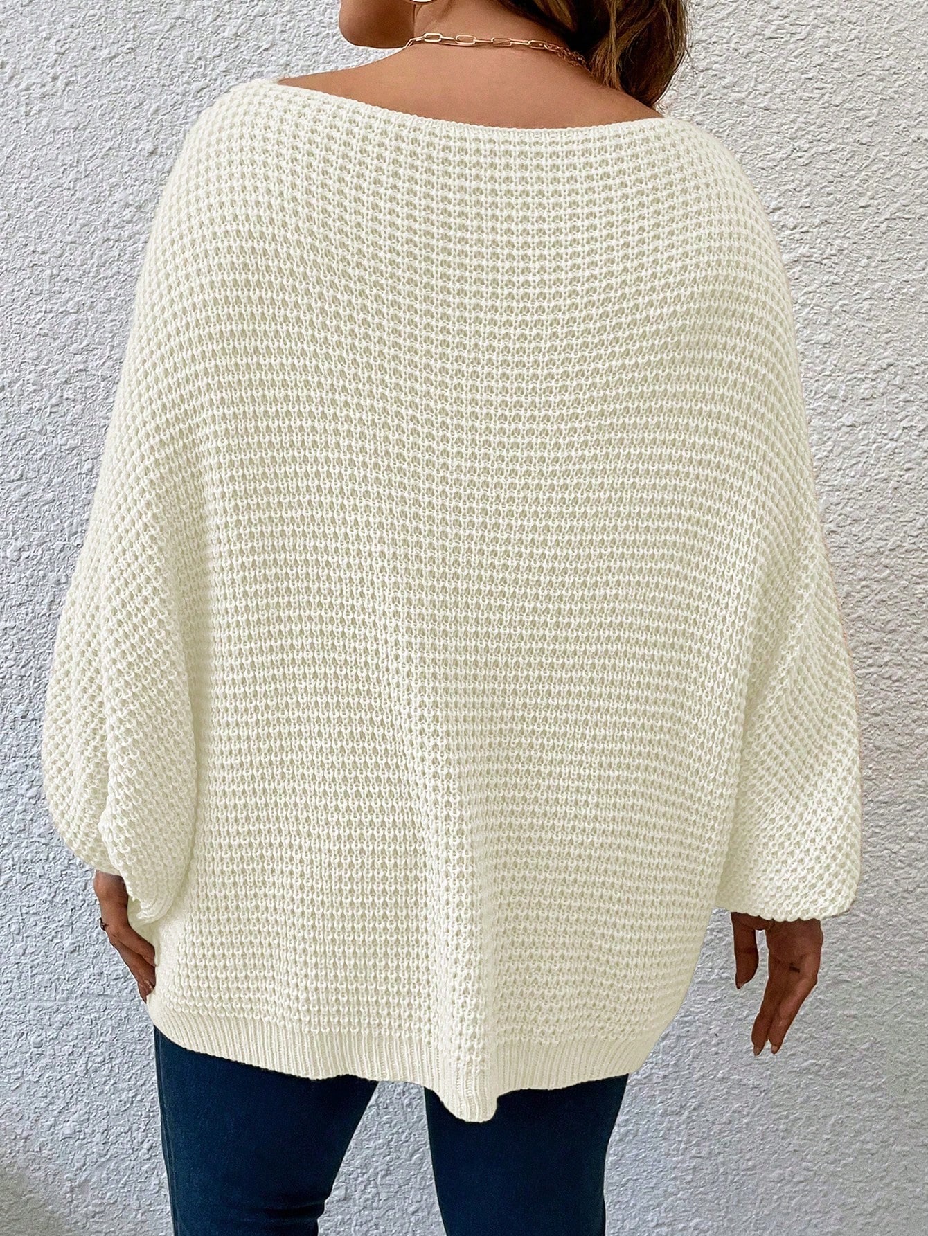 In White Plus Size Sweaters