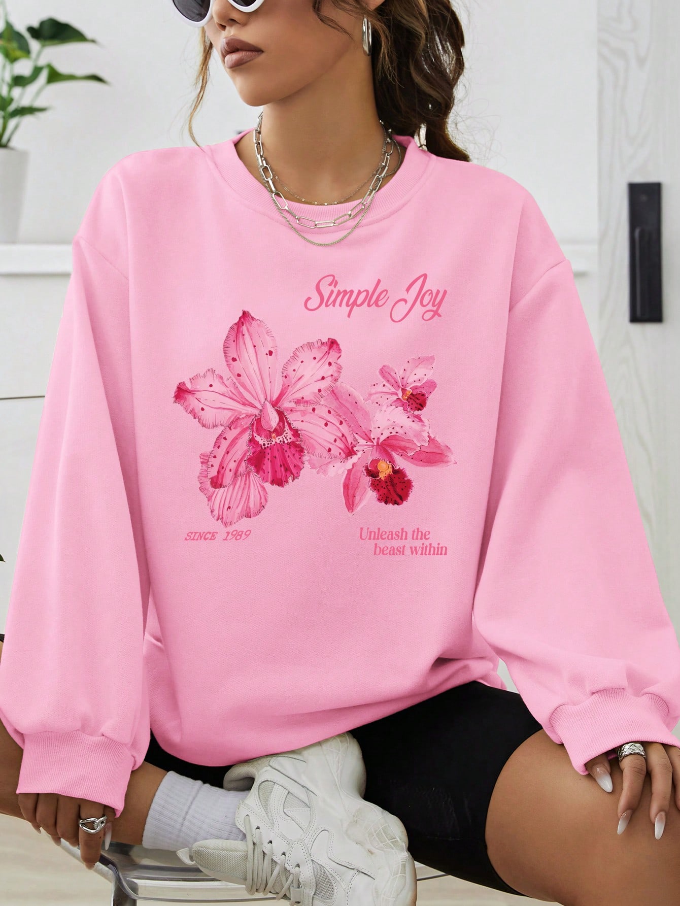 In Pink Women Sweatshirts