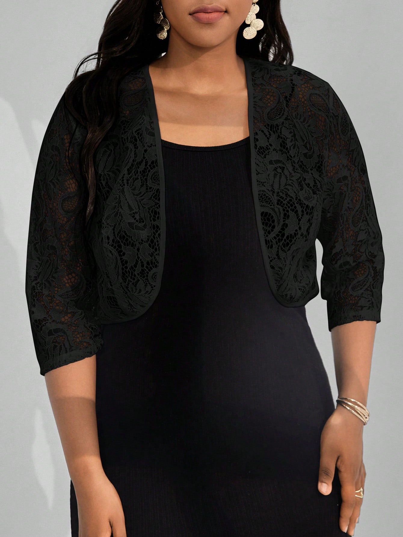 In Black Plus Size Jackets