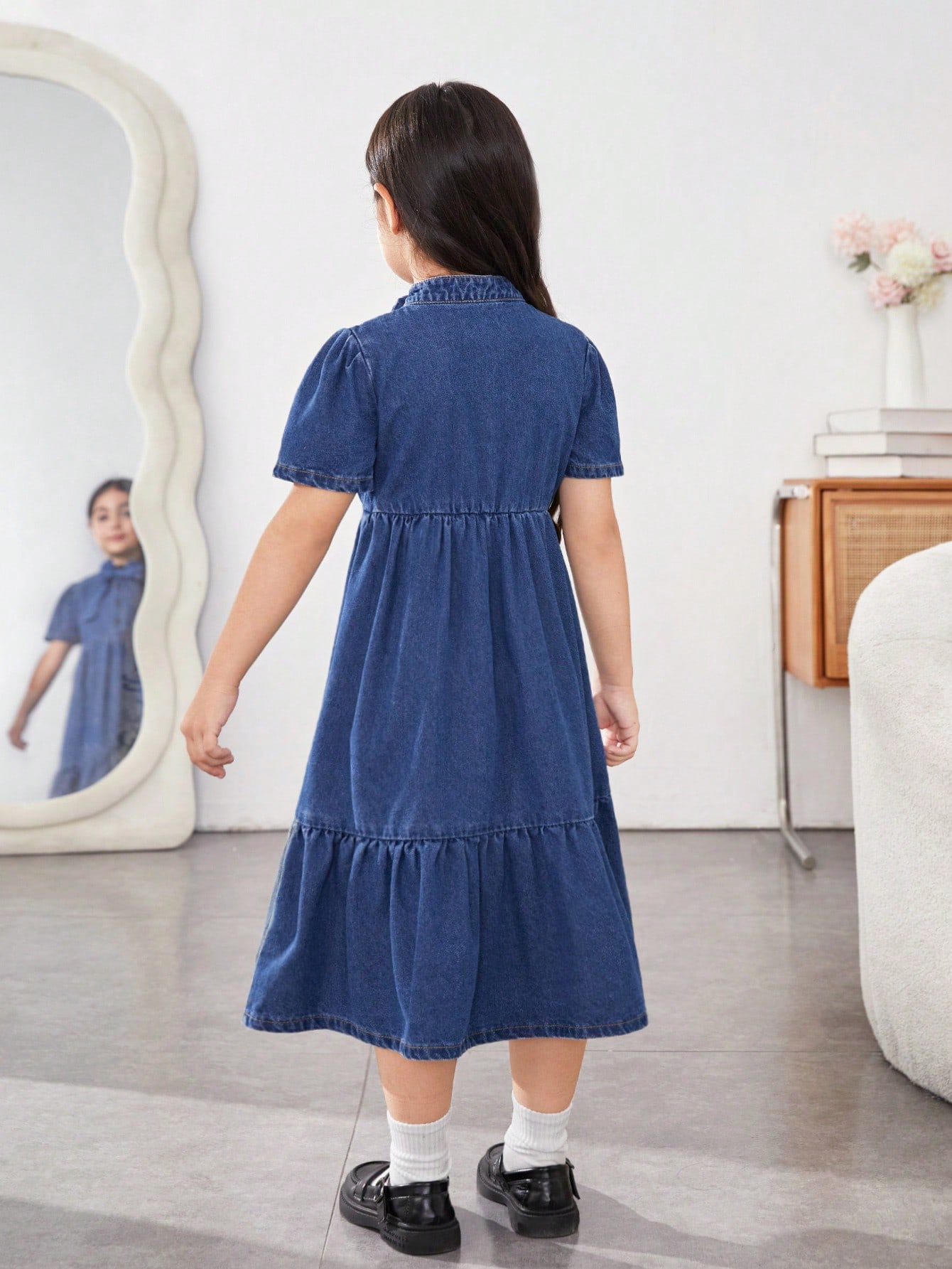 Young Girls Denim Dresses