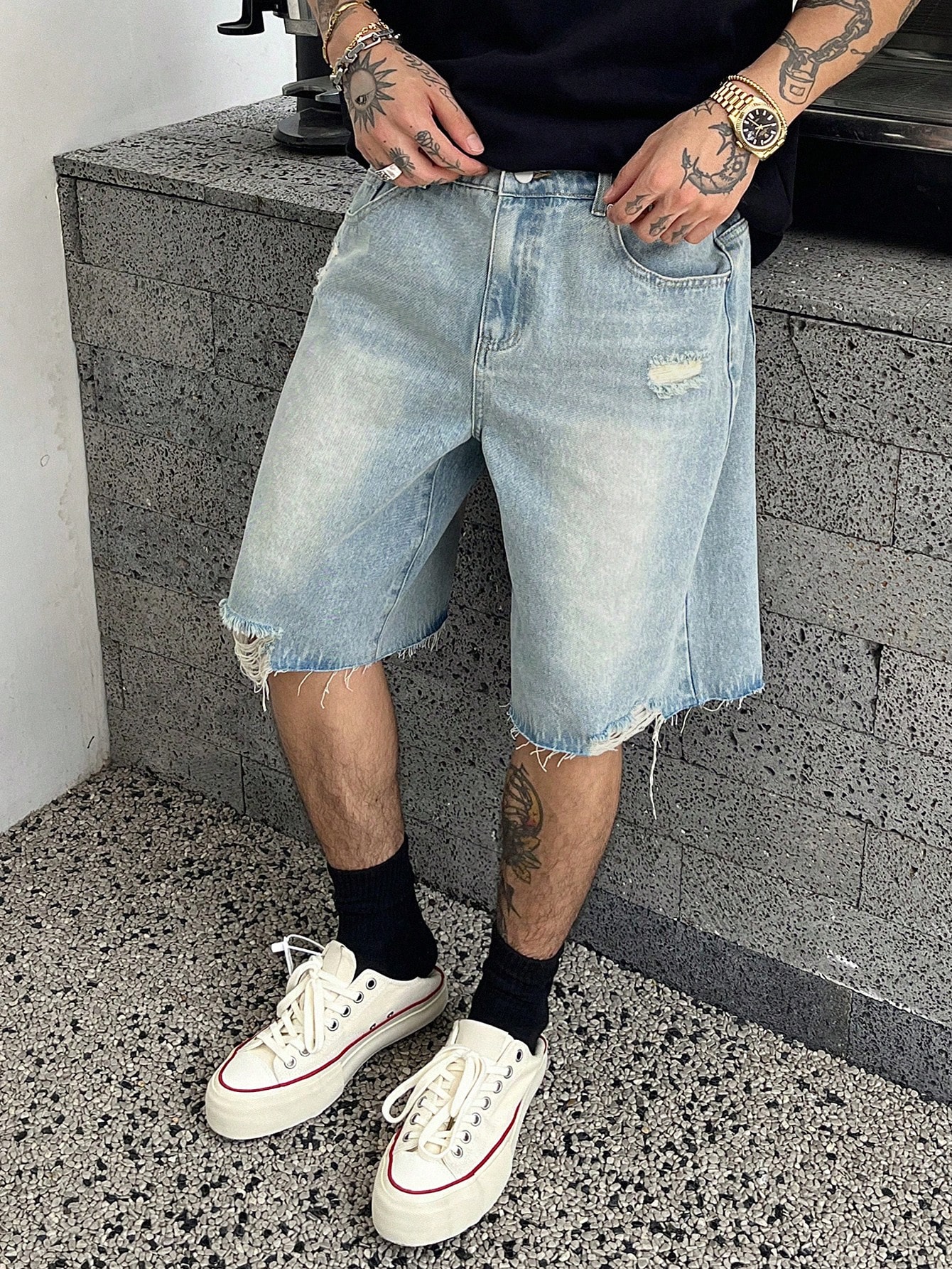 Men Denim Shorts