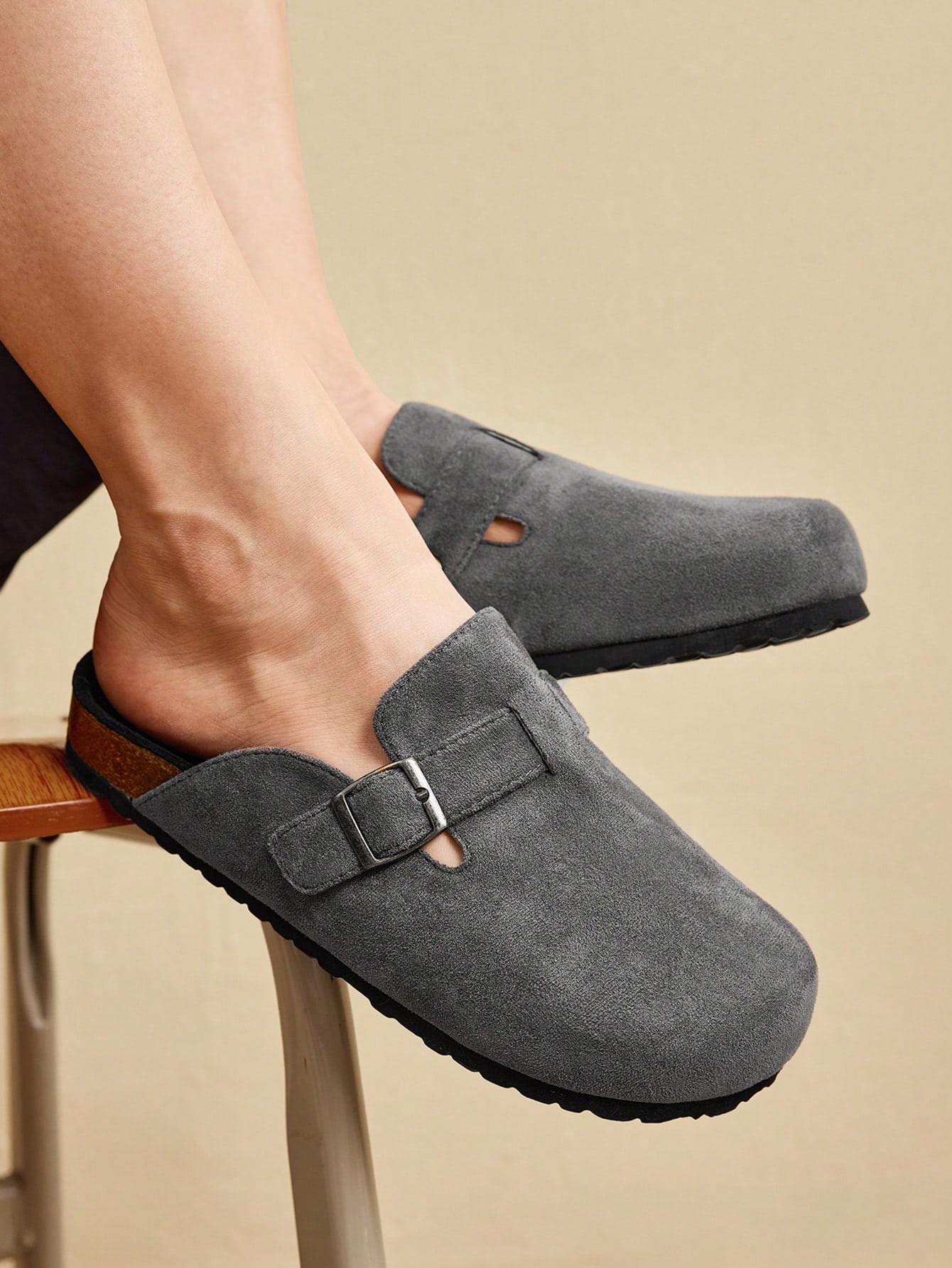 In Dark Grey Women Shoes