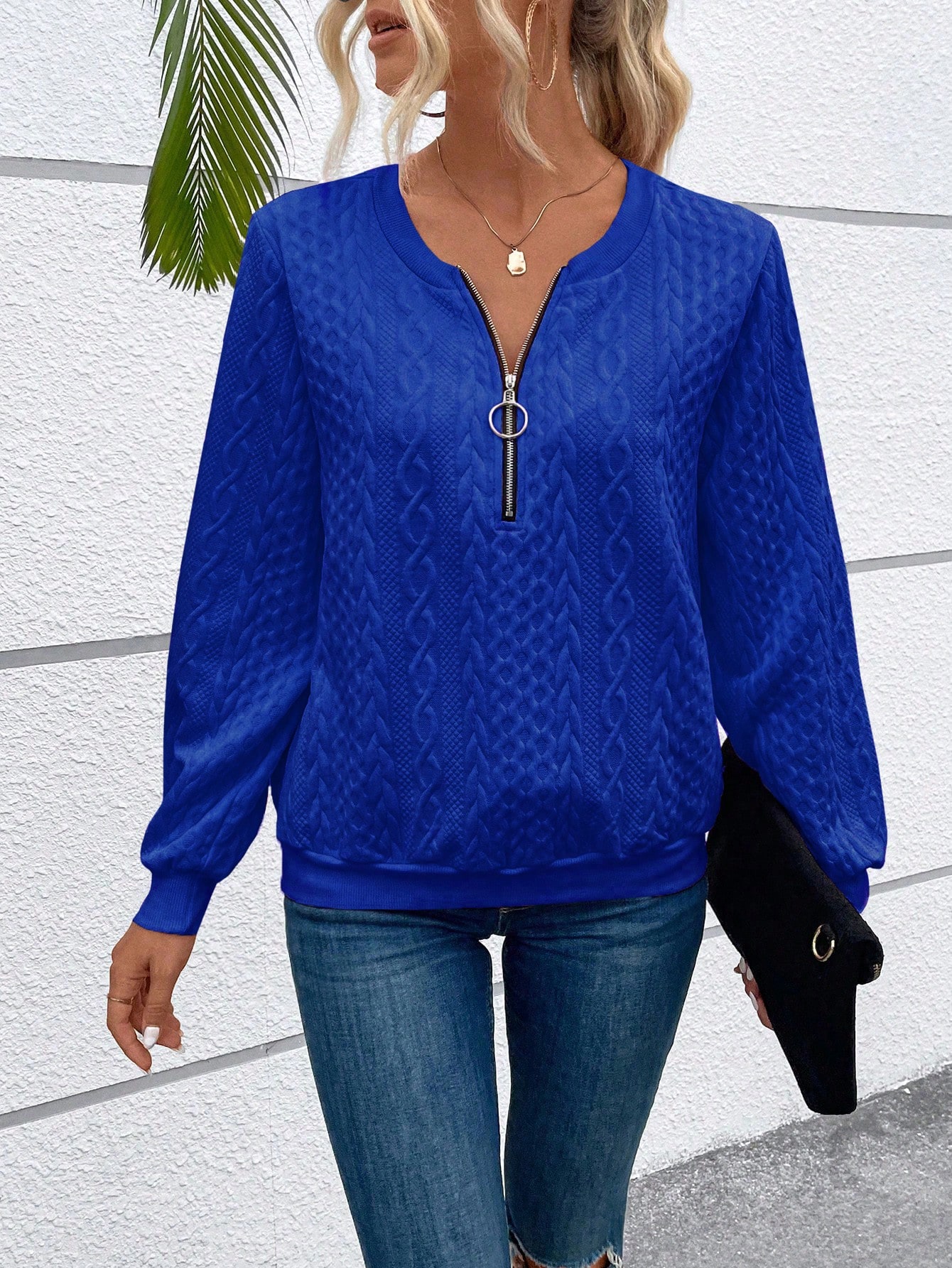 In Blue Women Sweatshirts