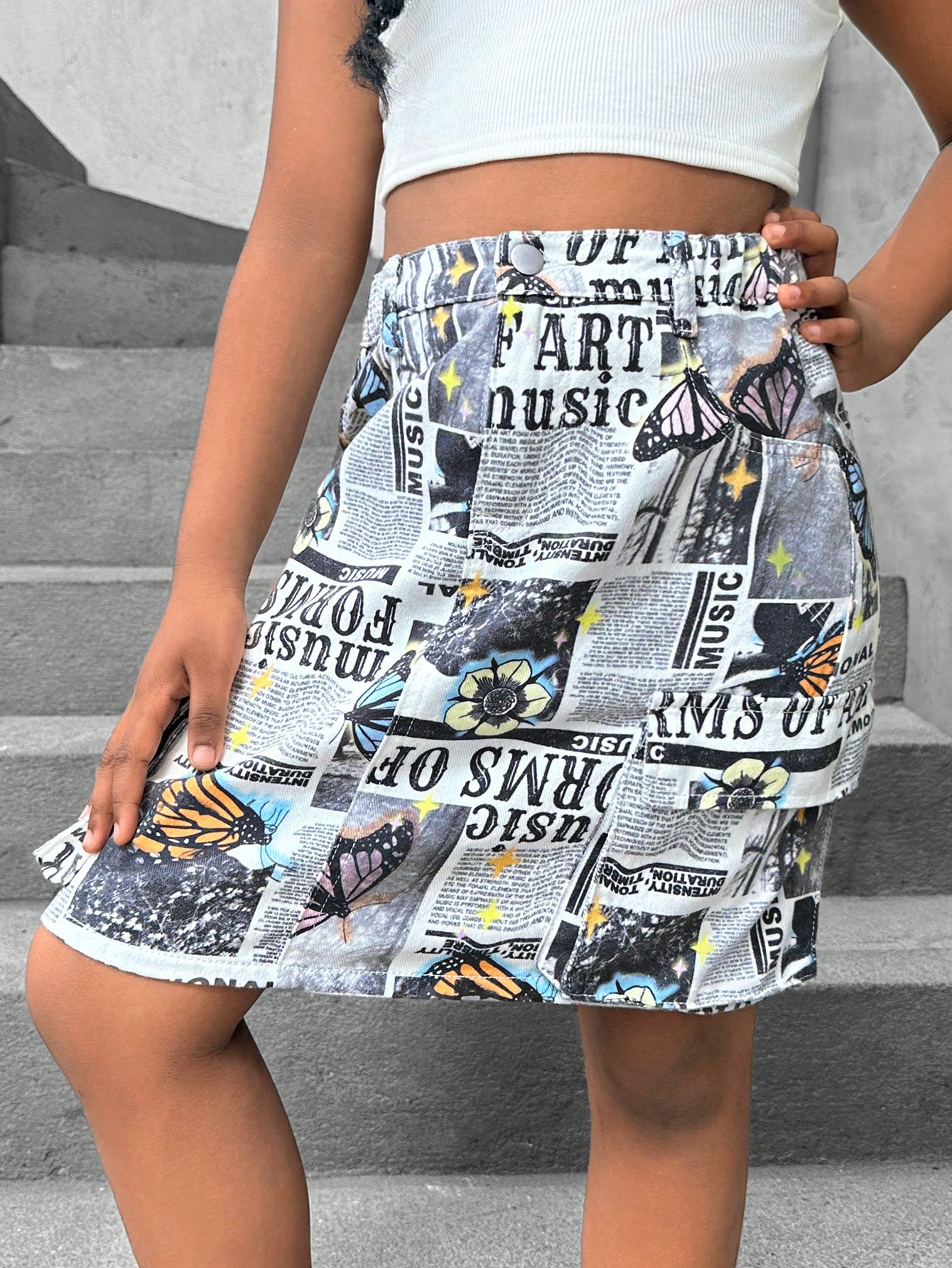 Tween Girls Denim Skirts