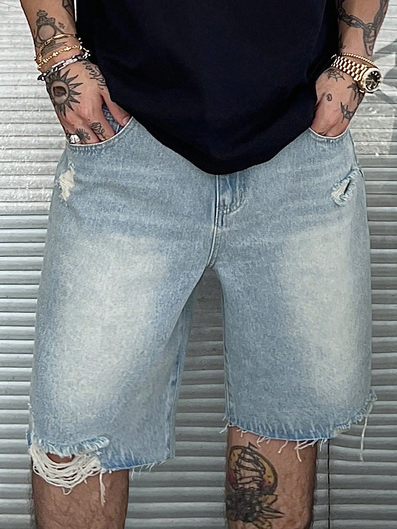 Men Denim Shorts