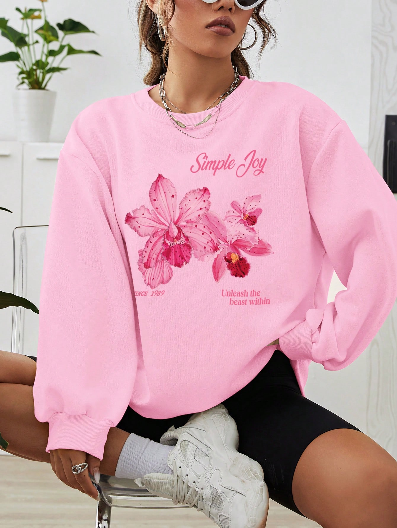 In Pink Women Sweatshirts