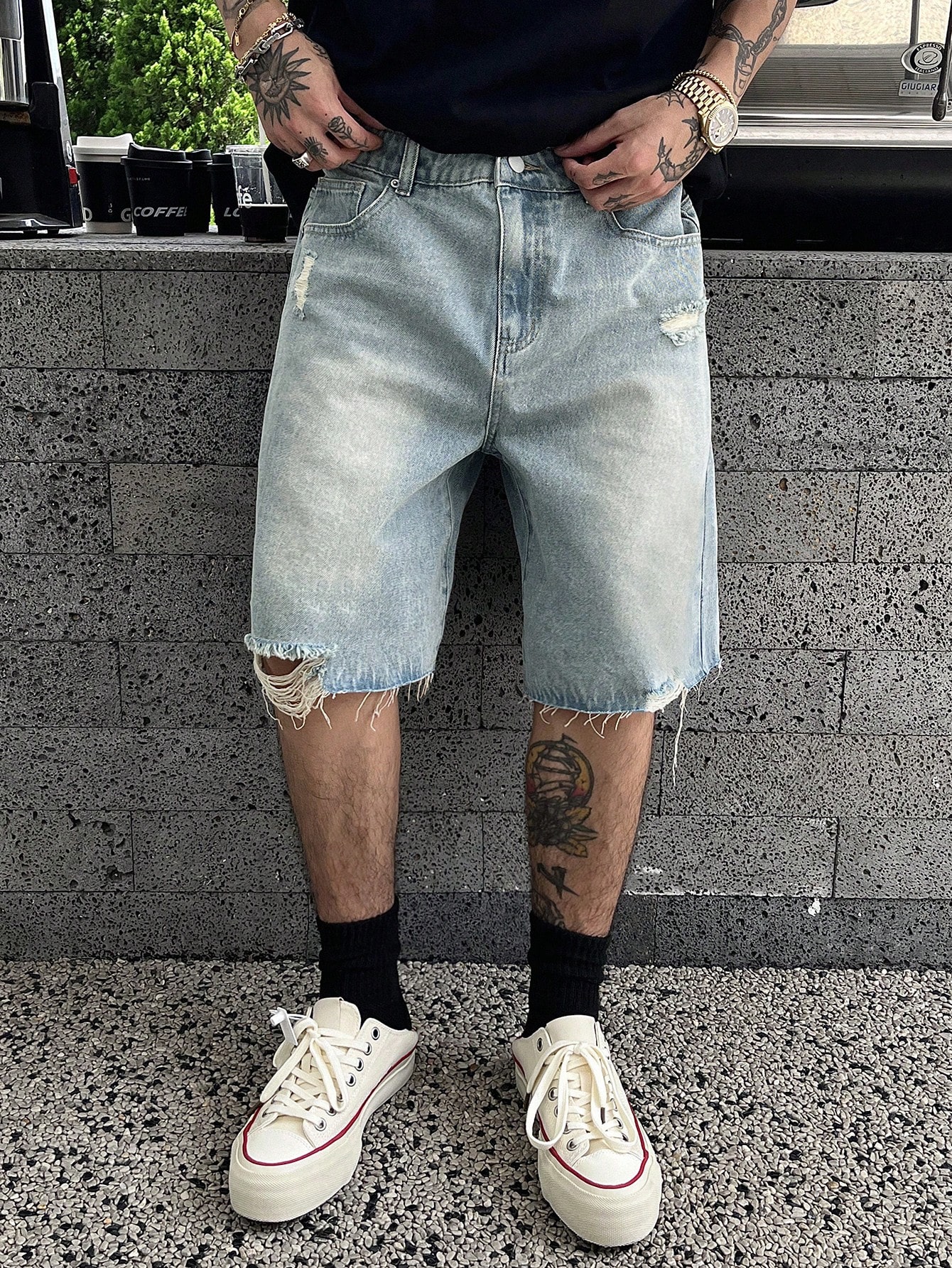 Men Denim Shorts