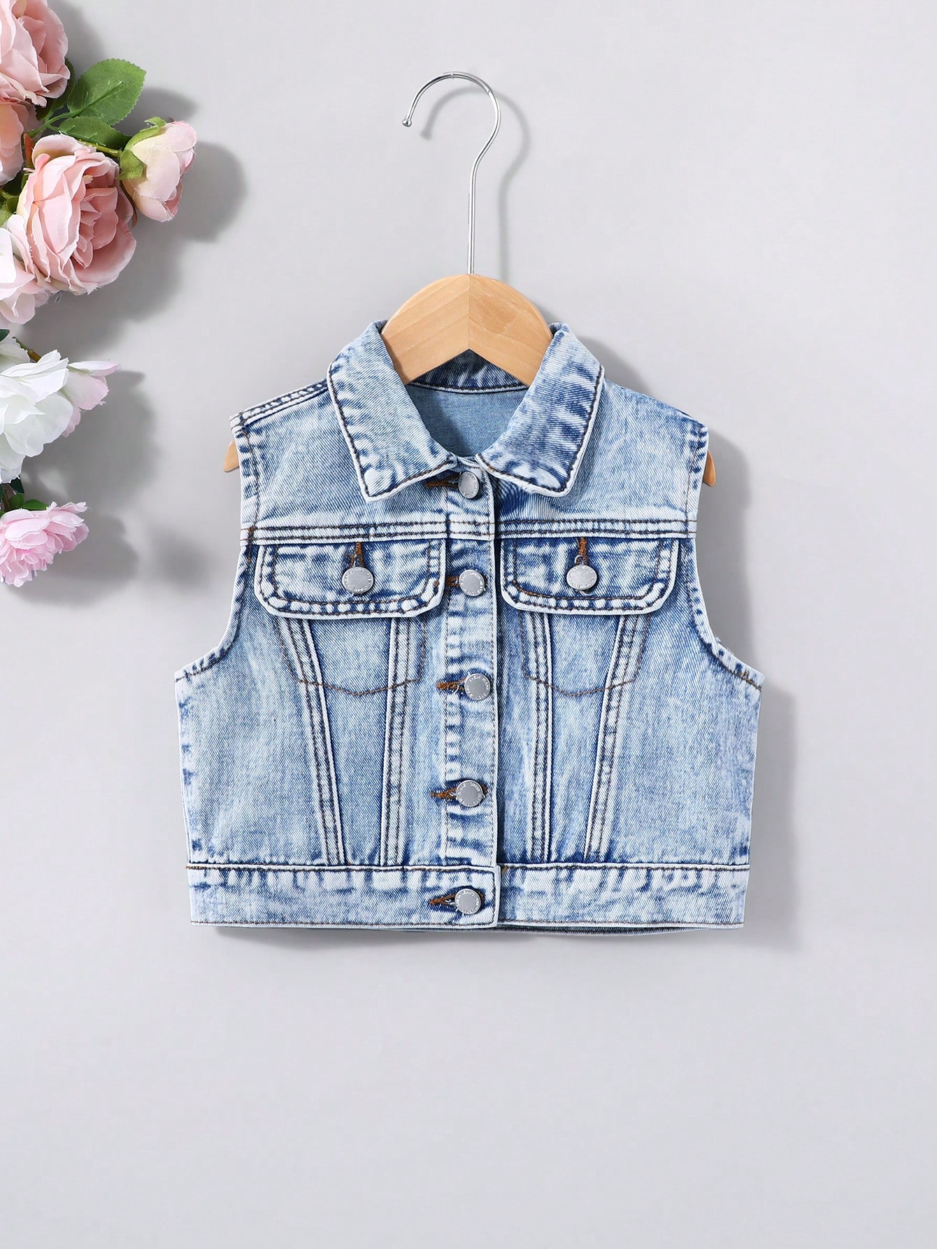 Young Girls Denim Jackets & Coats