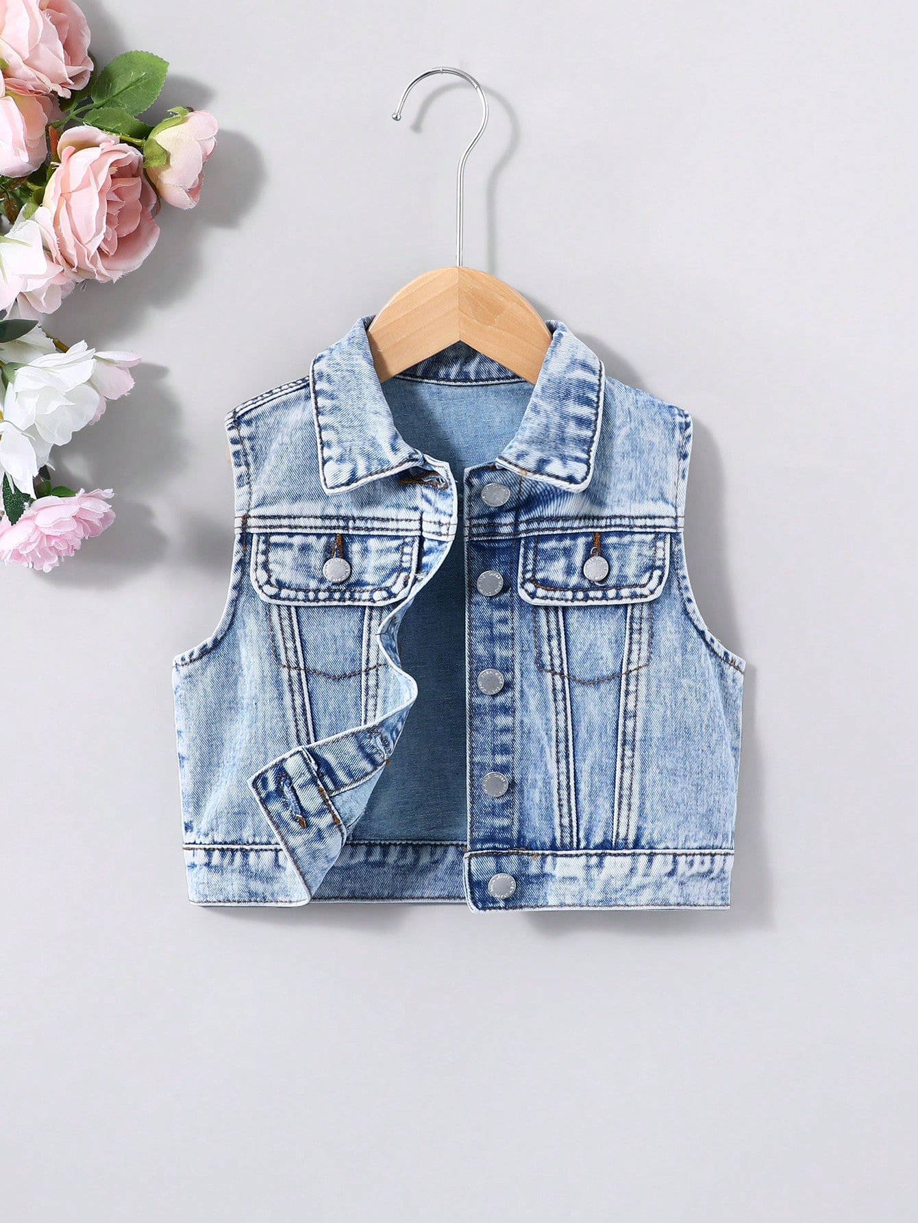 Young Girls Denim Jackets & Coats