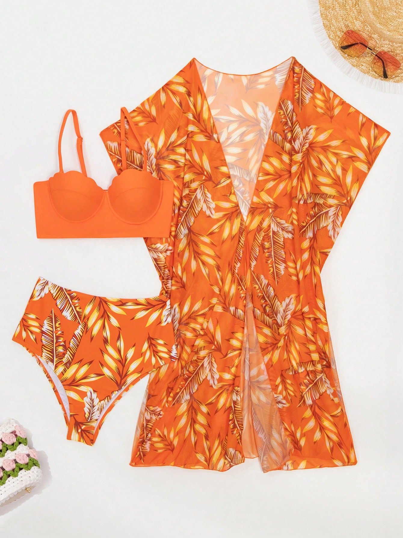 In Short Sleeve Women Bikini Sets