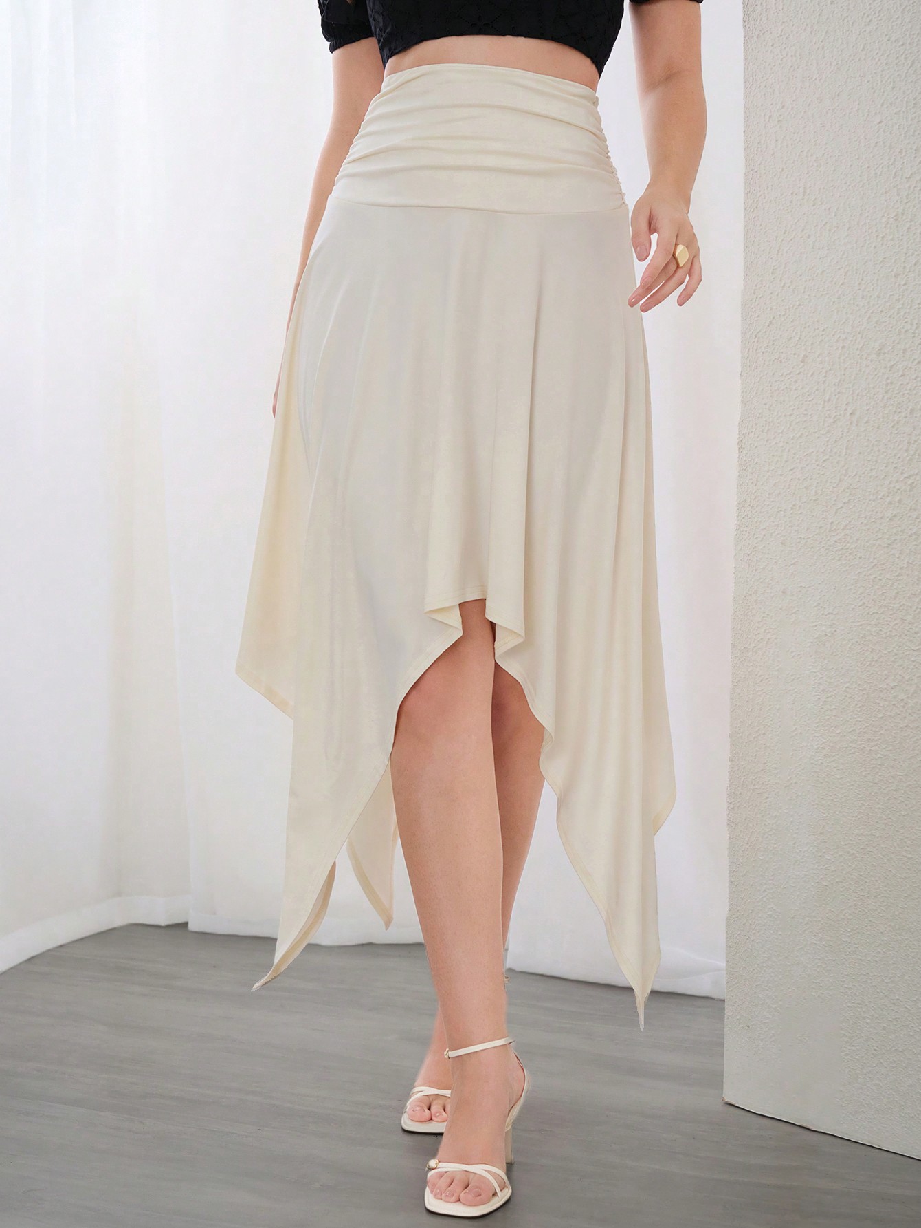 In Beige Women Skirts