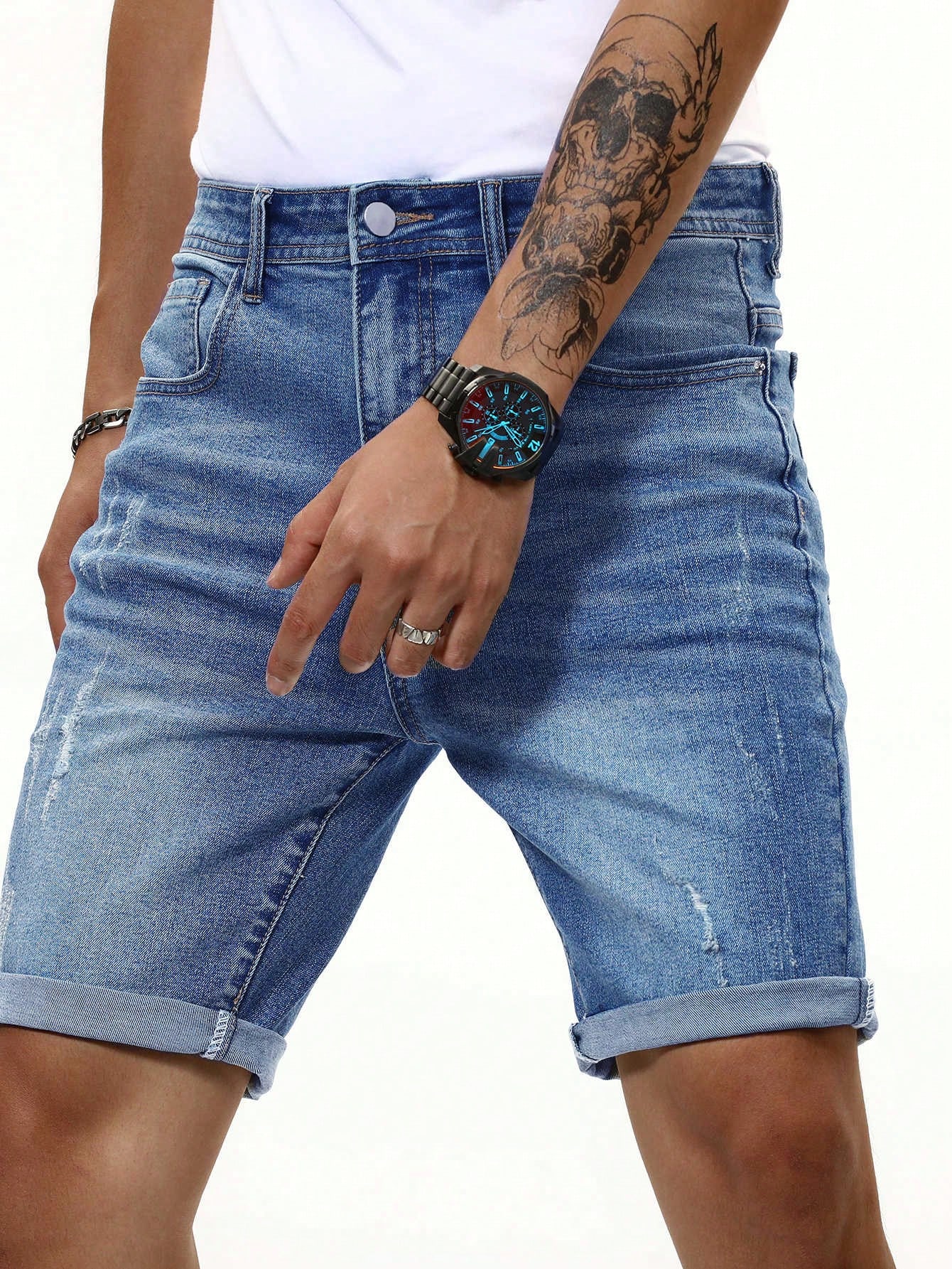 Men Denim Shorts