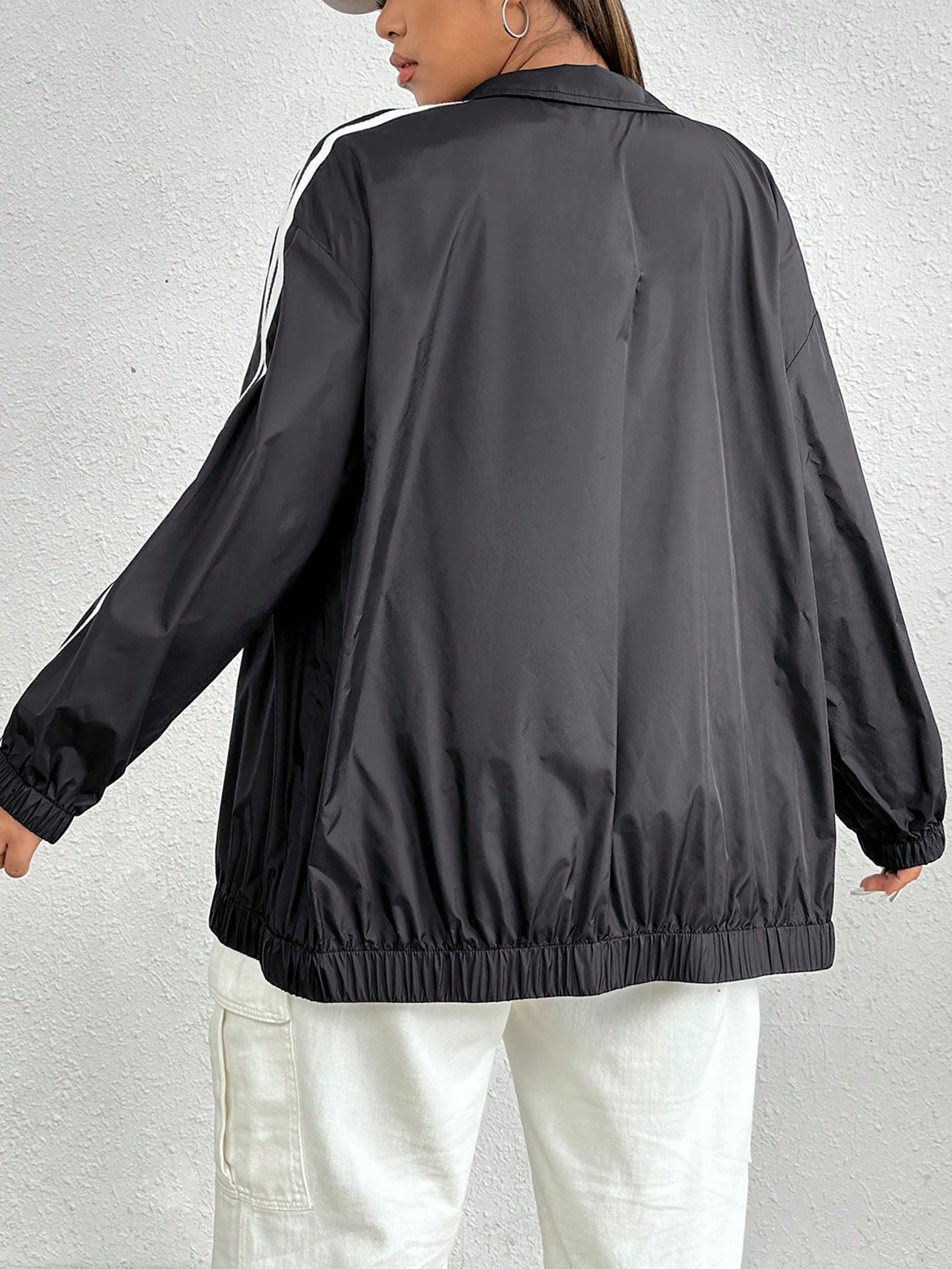 In Black Plus Size Jackets