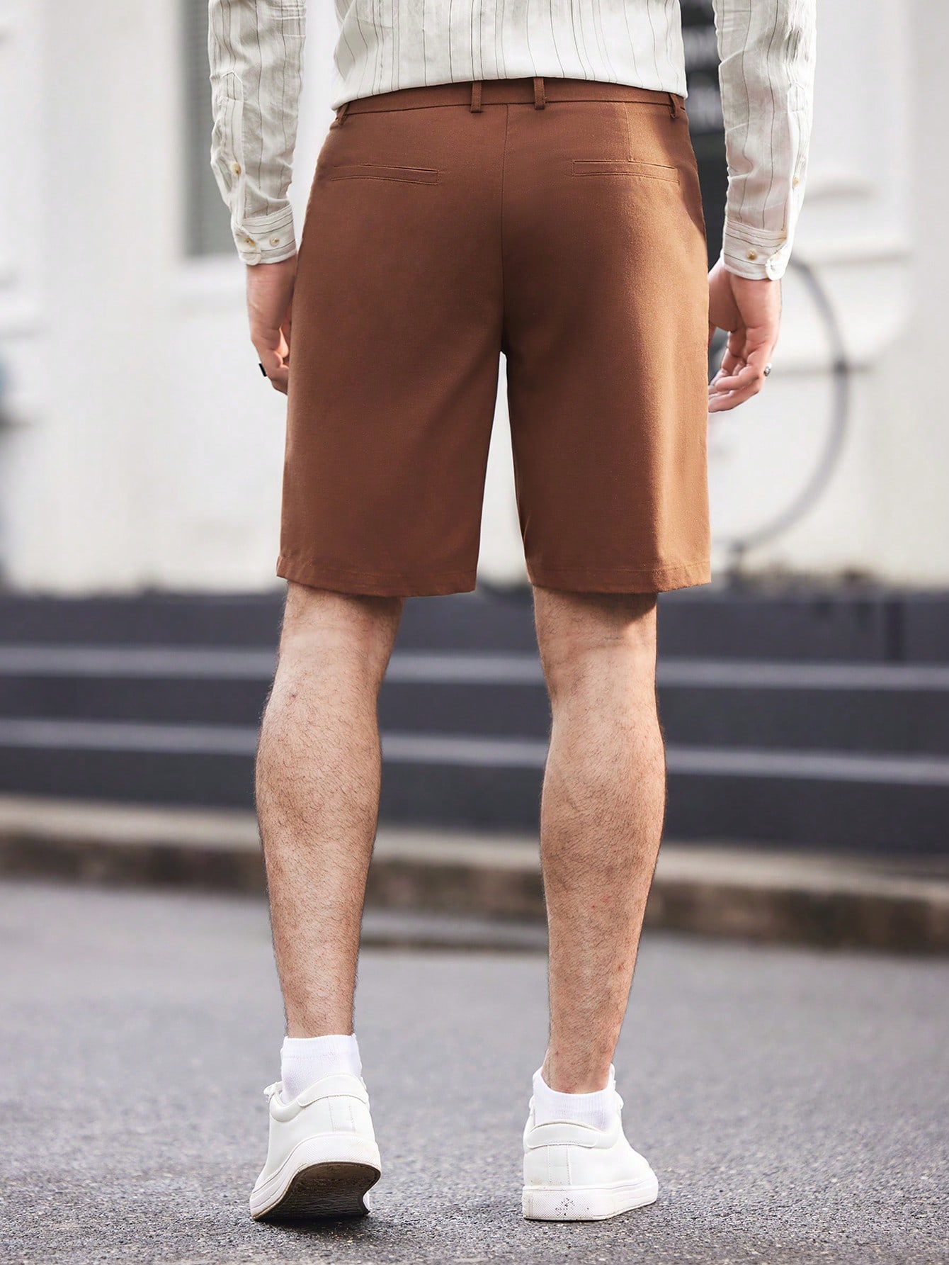 Men Linen Shorts