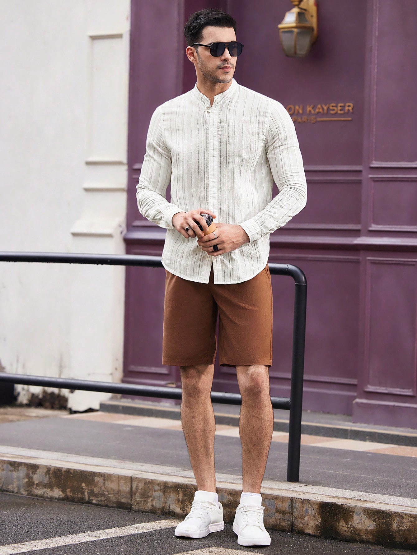 Men Linen Shorts