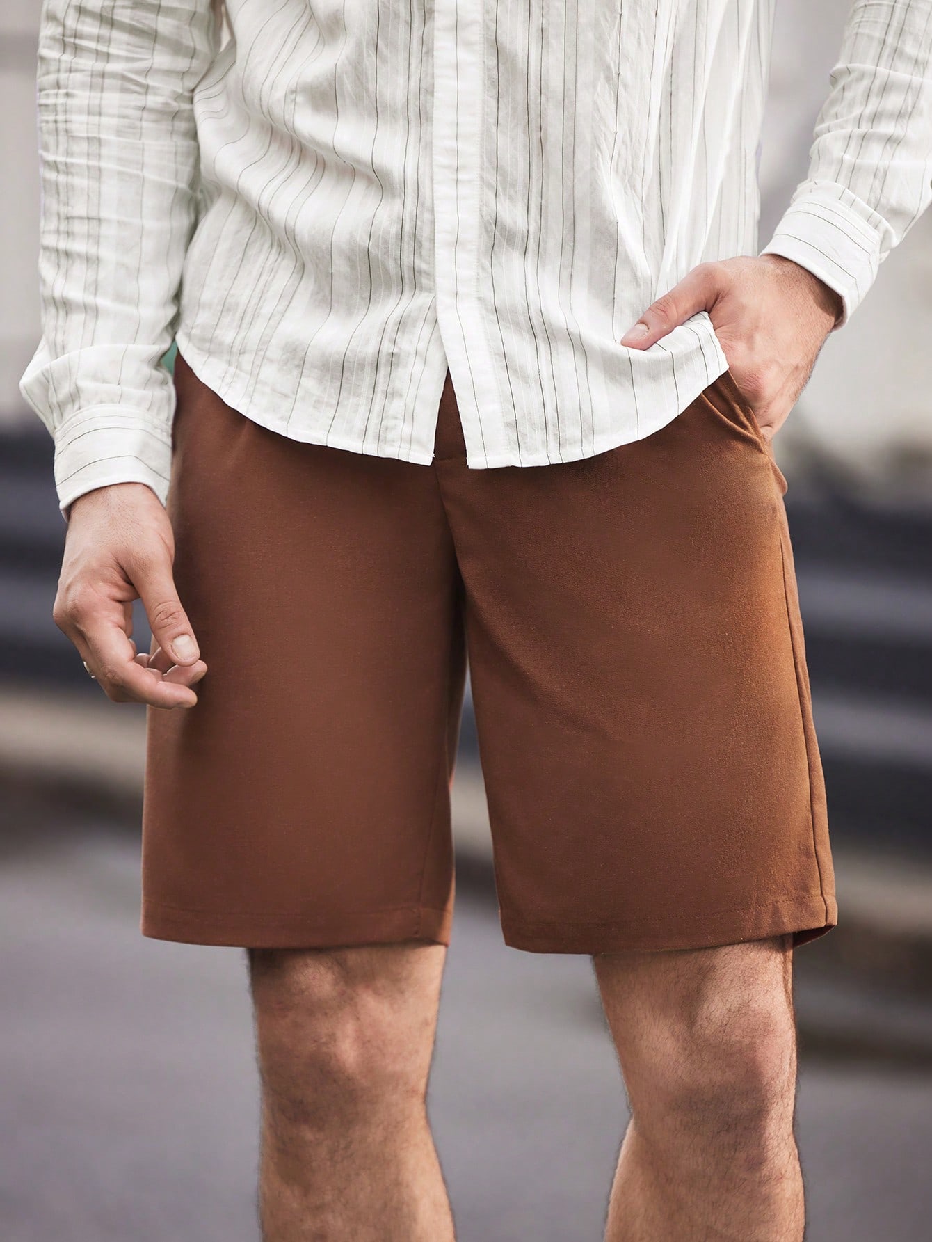 Men Linen Shorts