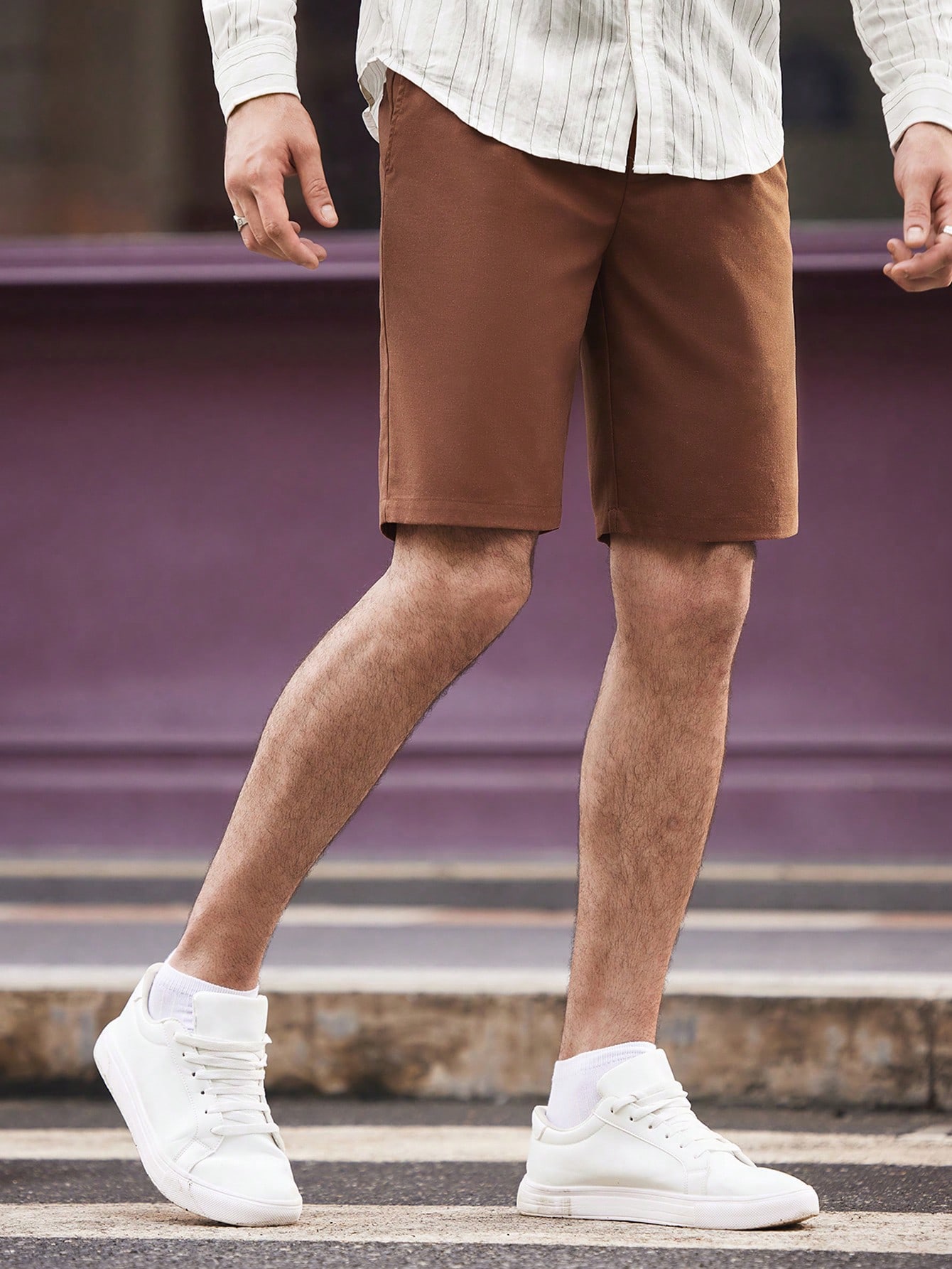 Men Linen Shorts