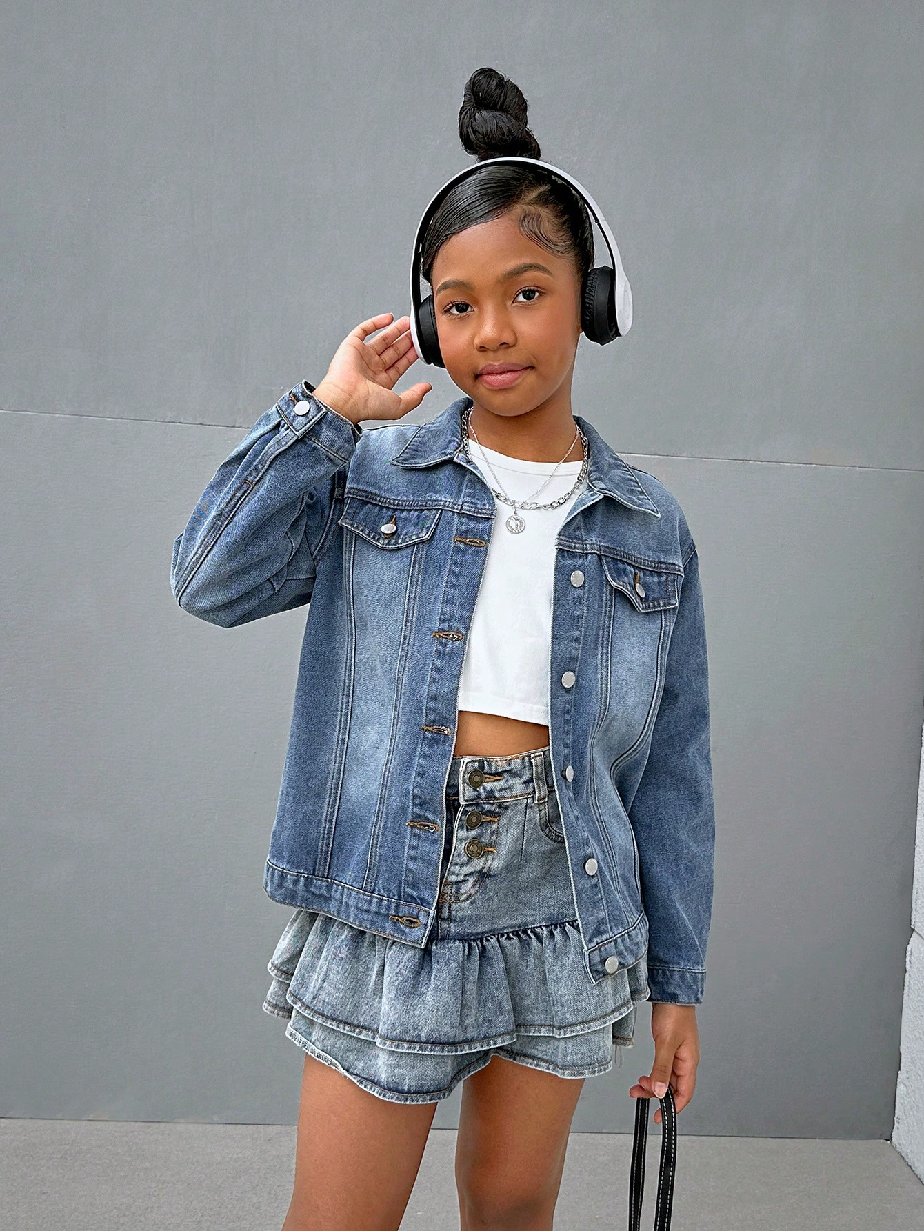 Tween Girls Denim Jackets & Coats