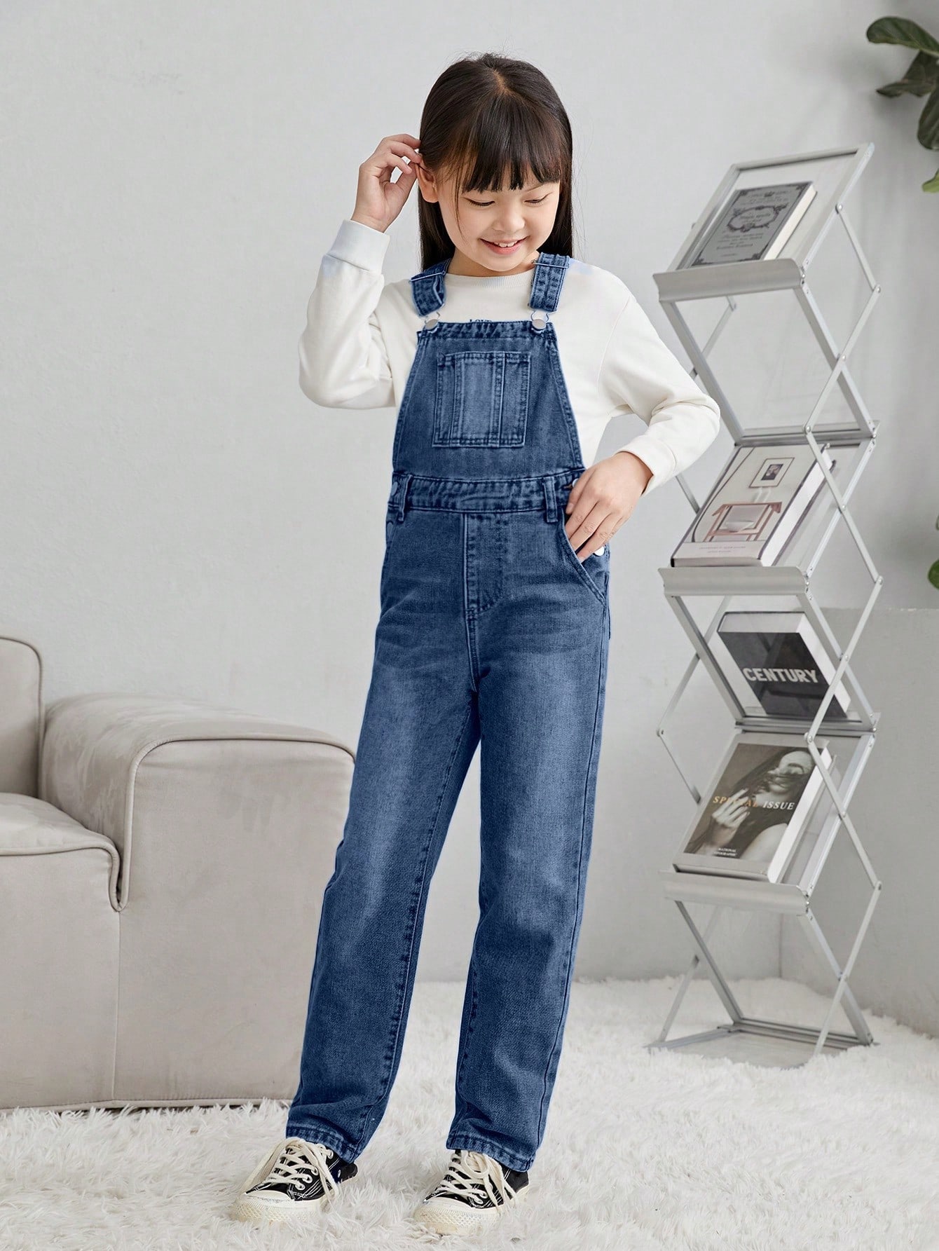 Tween Girls Denim Overalls & Jumpsuits