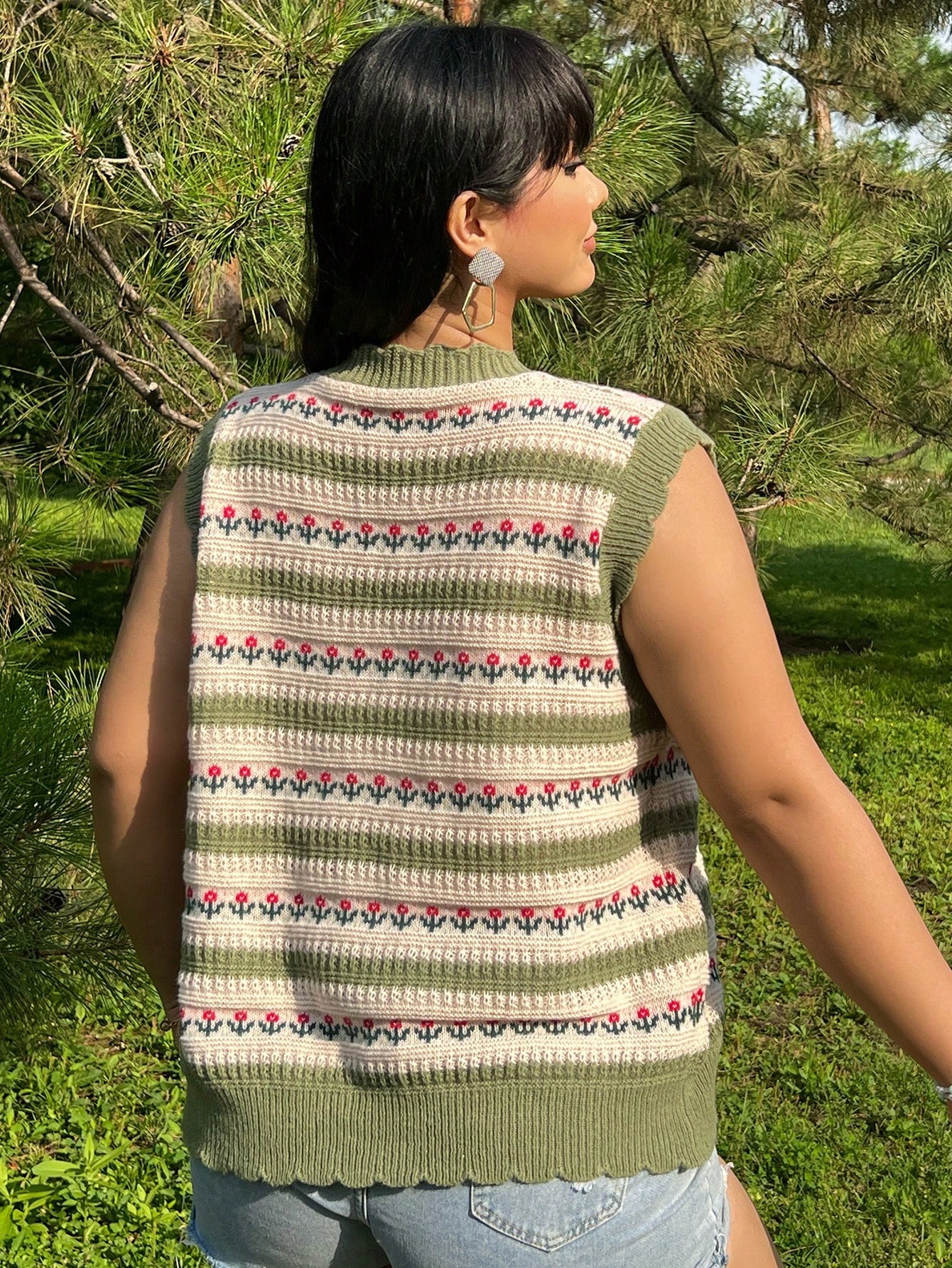 In Casual Plus Size Sweater Vests