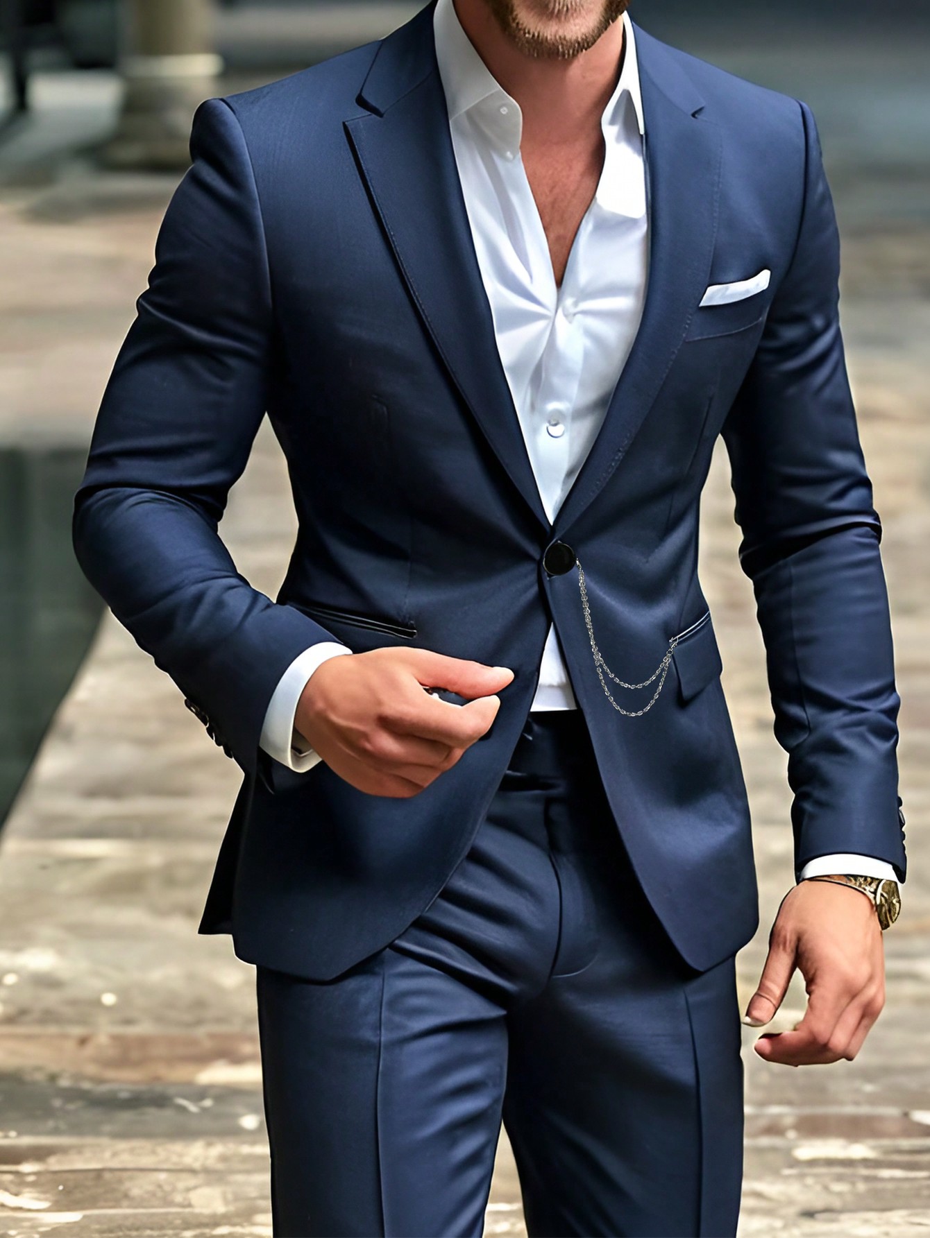 Men Plus Size Suits