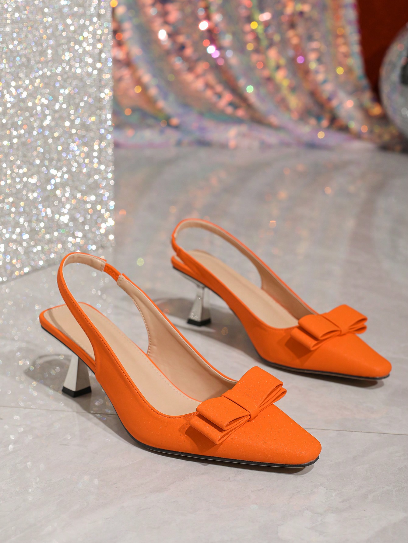 In Orange Women Pumps