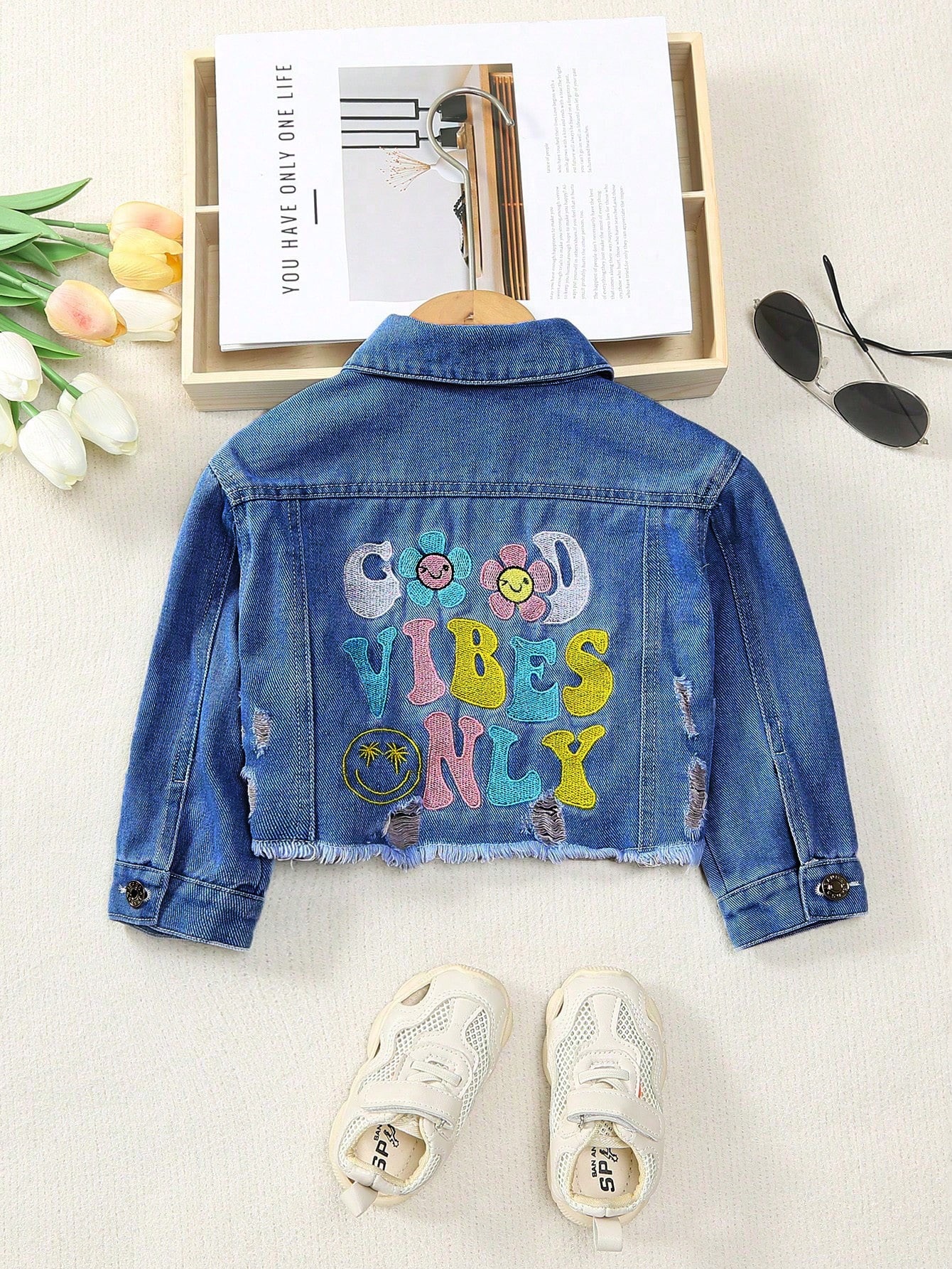 Young Girls Denim Jackets & Coats