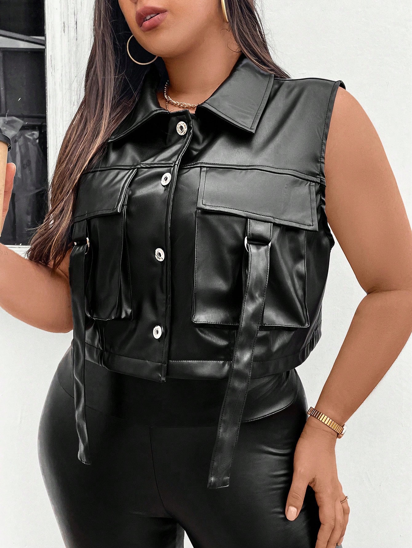 In Black Plus Size Jackets