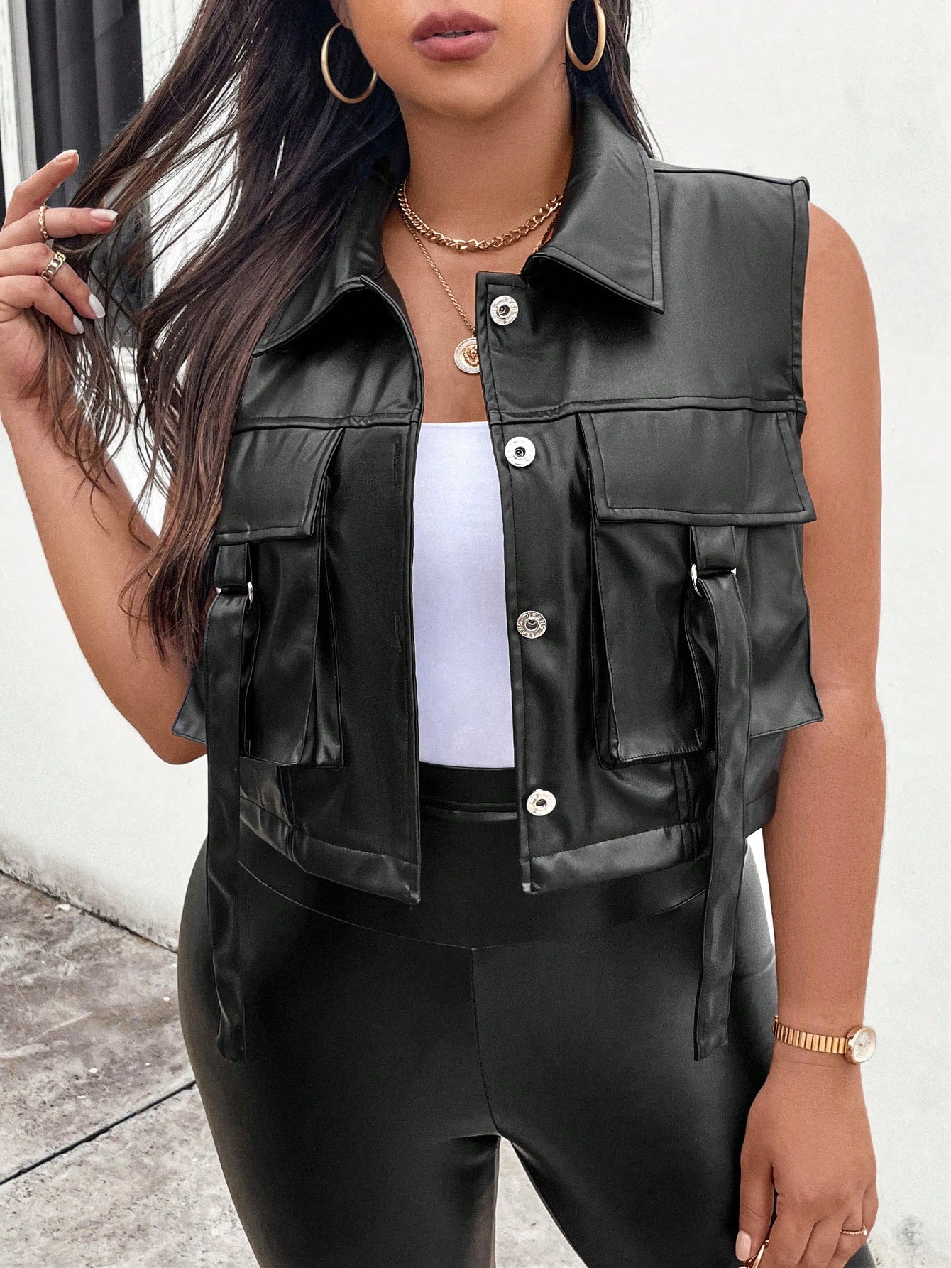 In Black Plus Size Jackets