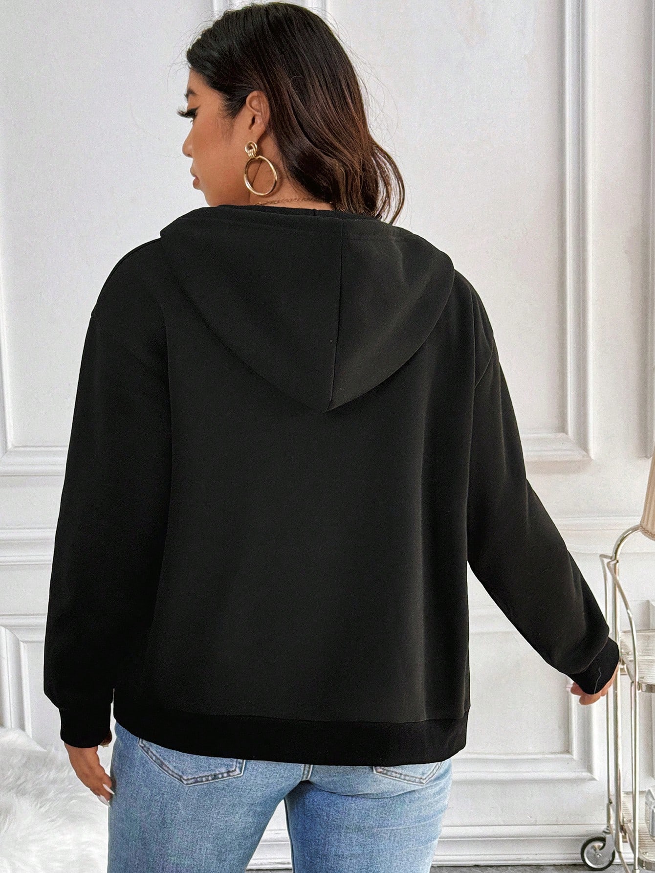 In Black Plus Size Jackets