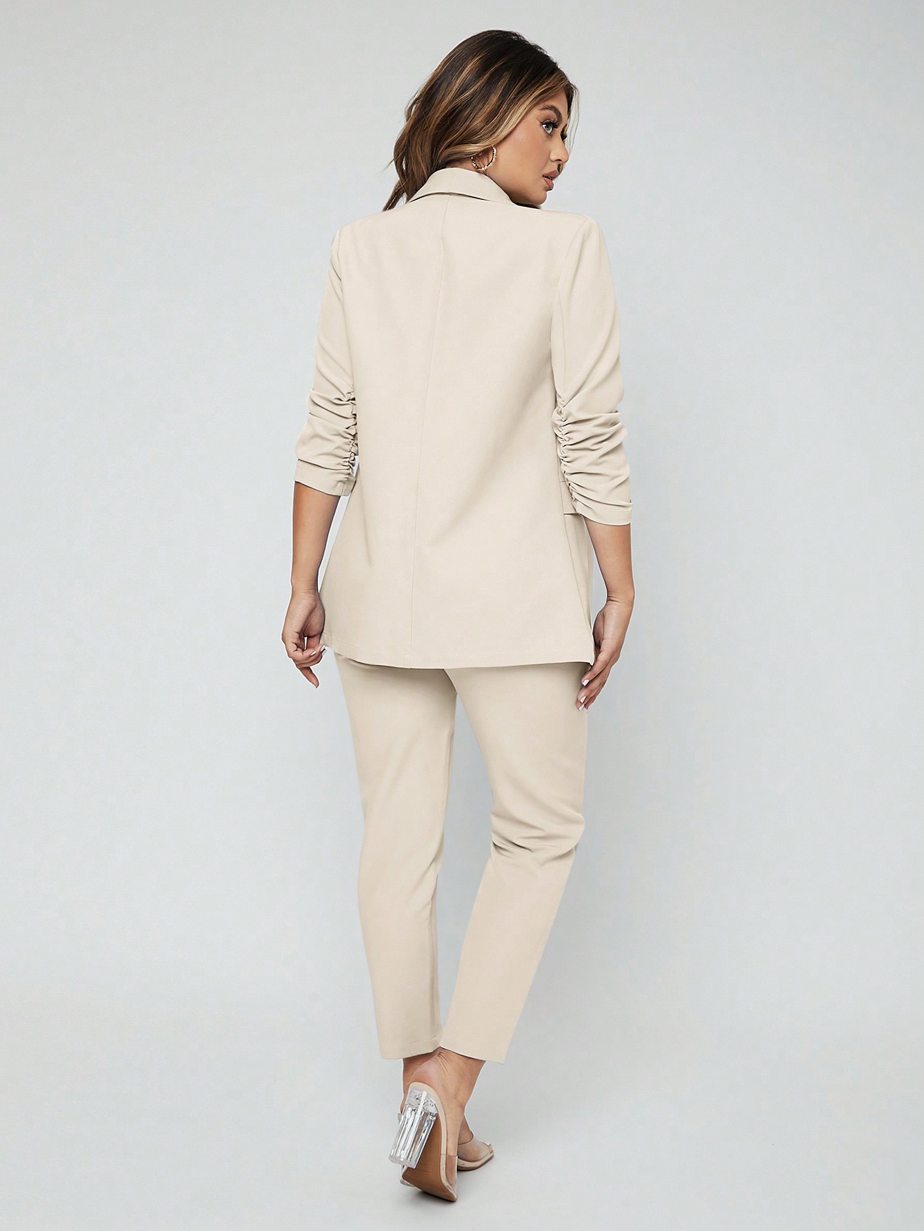 In Beige Women Suits