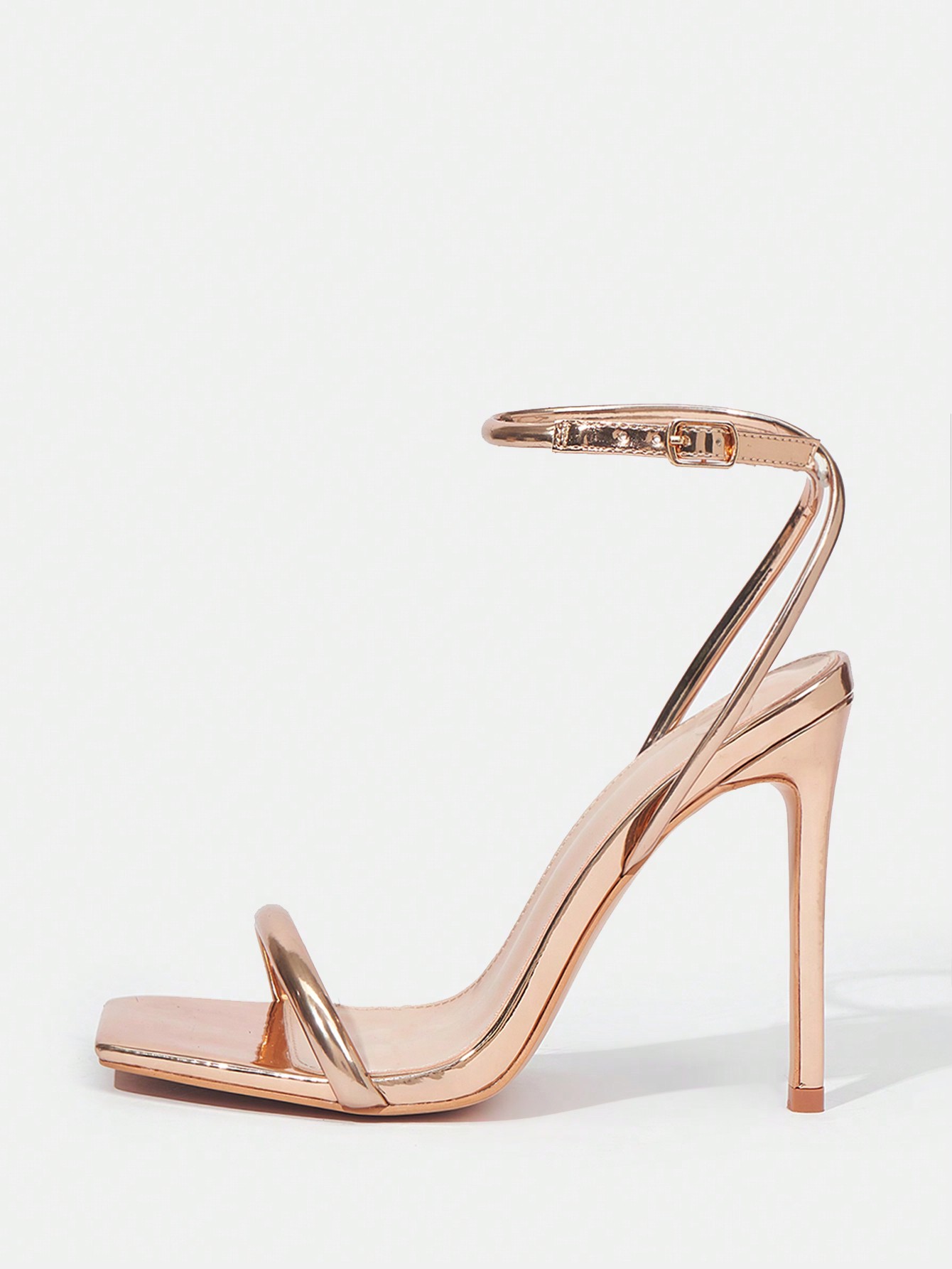 In Gold Women Heeled Sandals