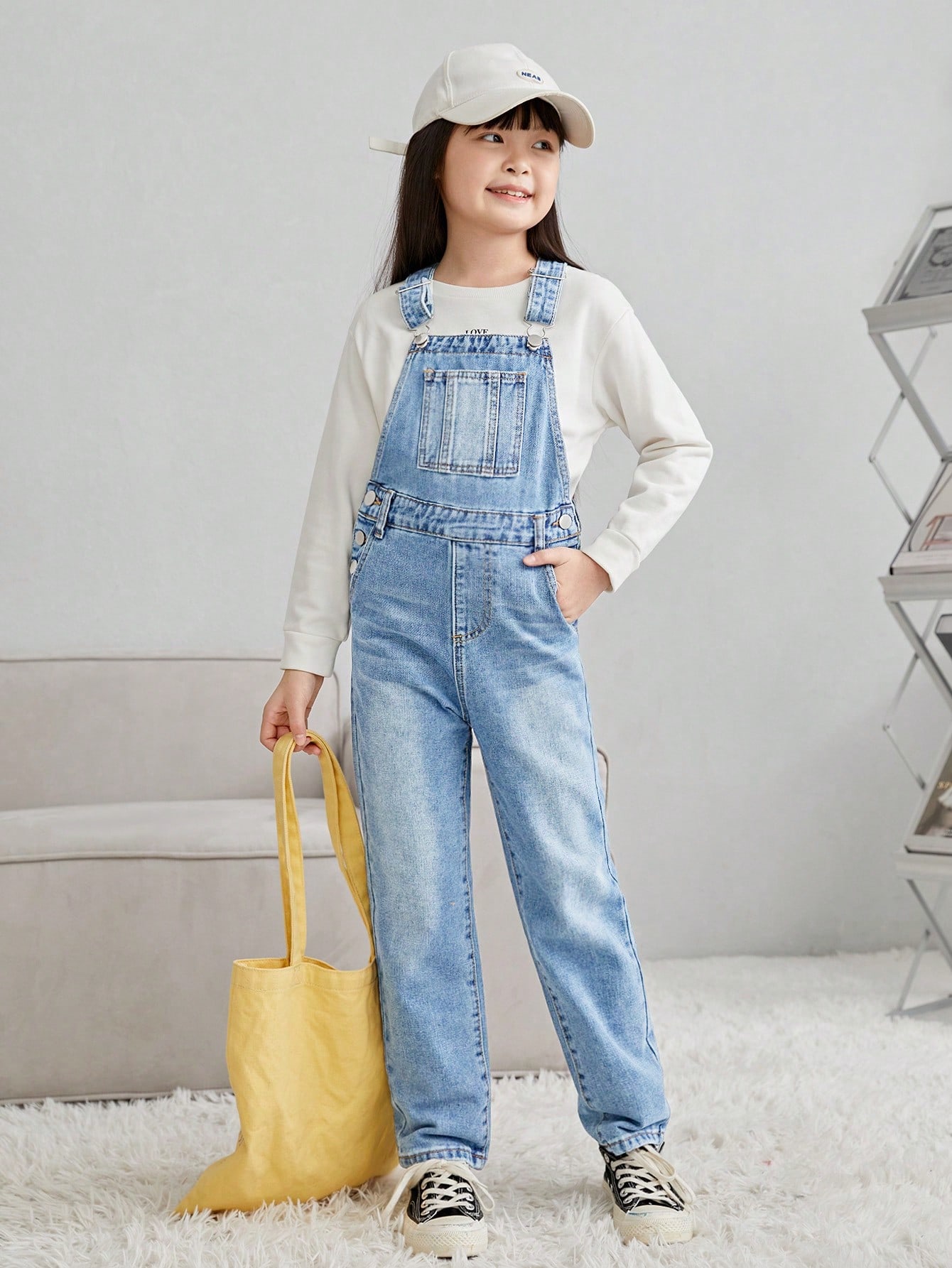 Tween Girls Denim Overalls & Jumpsuits