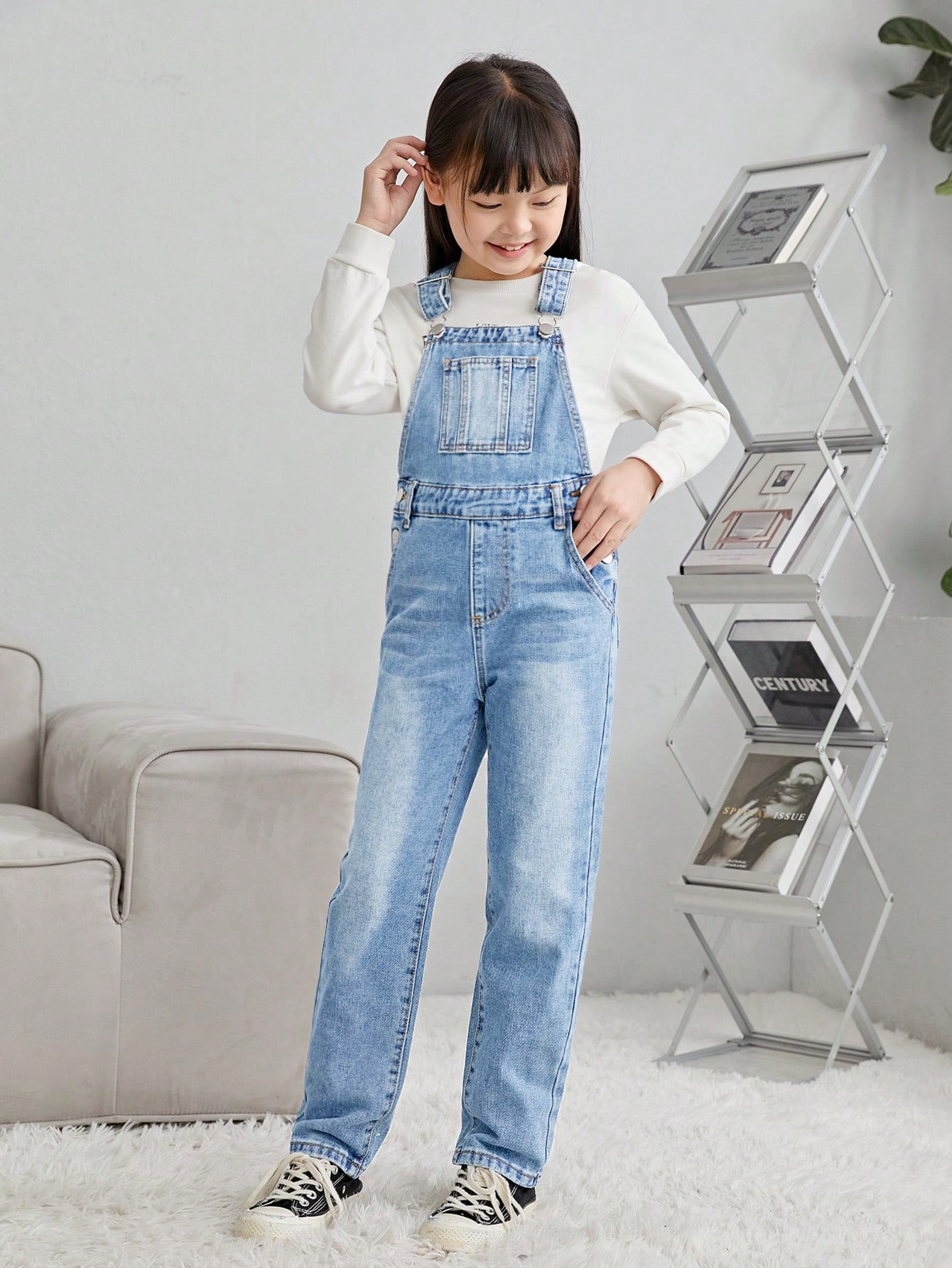 Tween Girls Denim Overalls & Jumpsuits