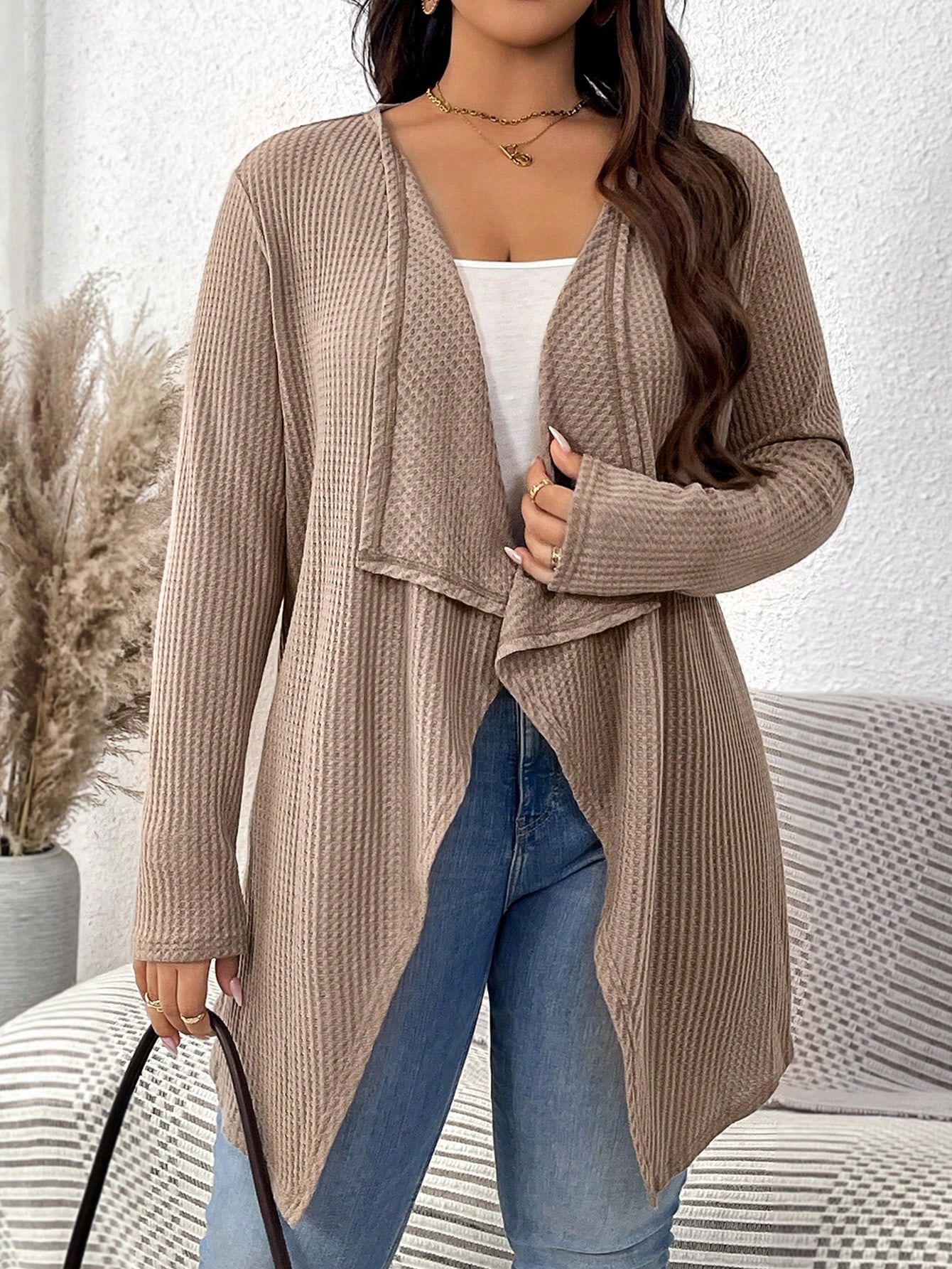 In Casual Plus Size Coats