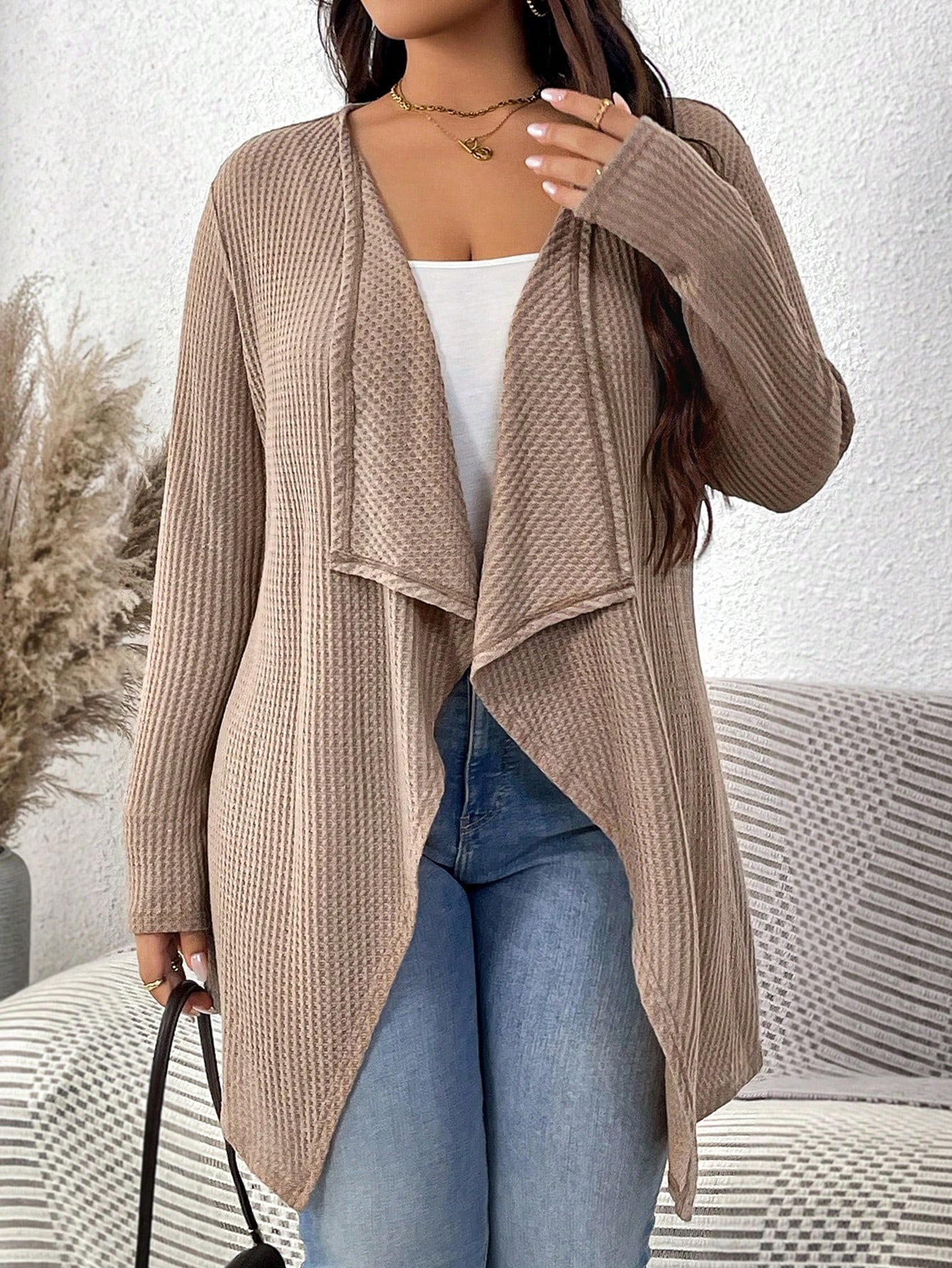 In Casual Plus Size Coats