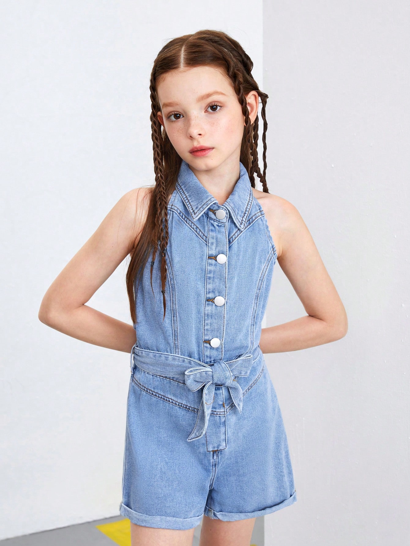 Tween Girls Denim Overalls & Jumpsuits