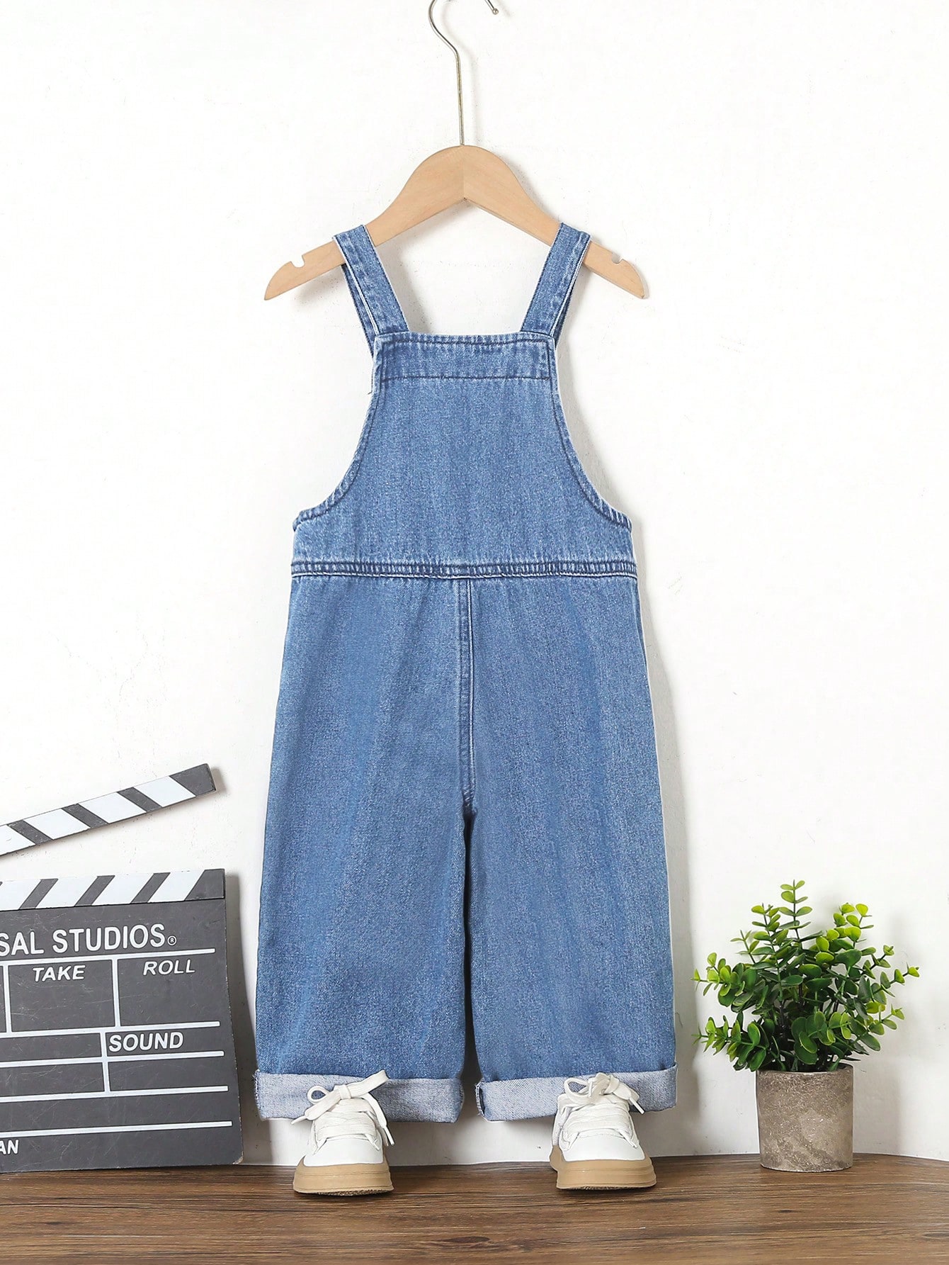 Young Girls Denim Overalls & Jumpsuits