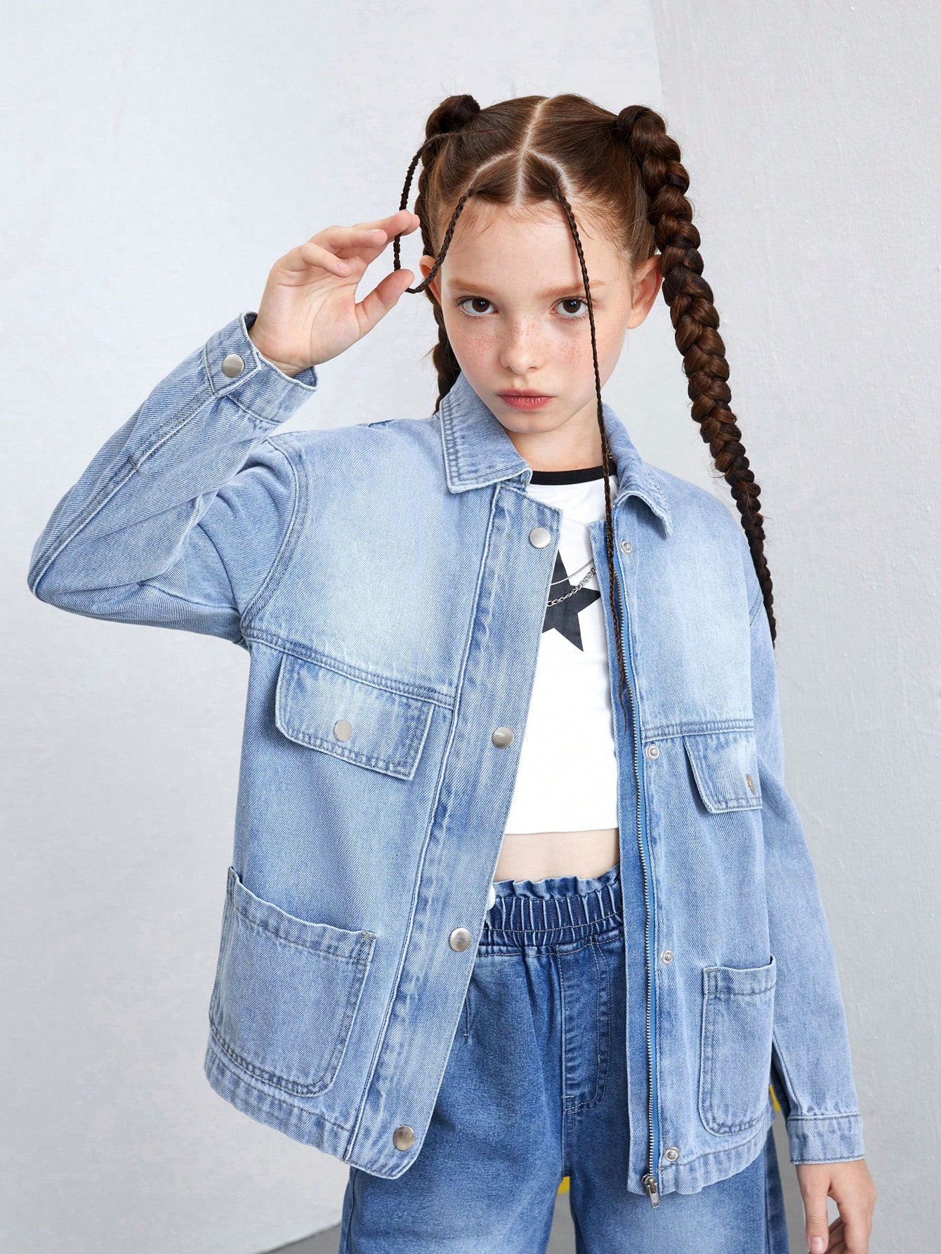 Tween Girls Denim Jackets & Coats