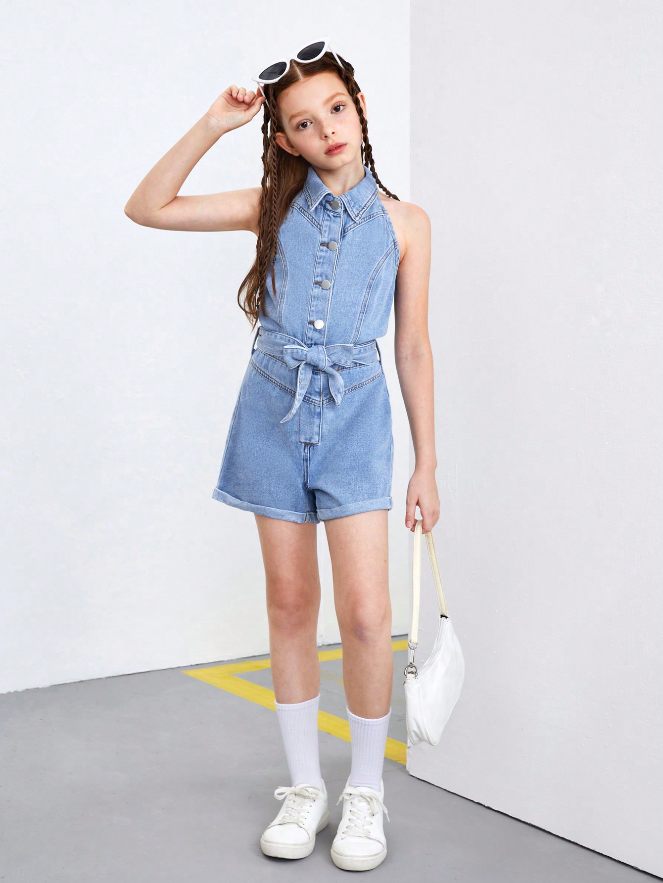 Tween Girls Denim Overalls & Jumpsuits