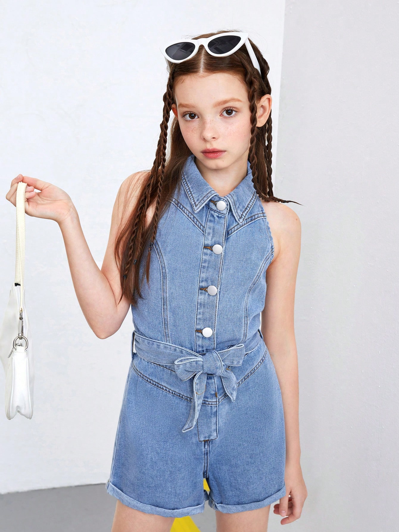 Tween Girls Denim Overalls & Jumpsuits