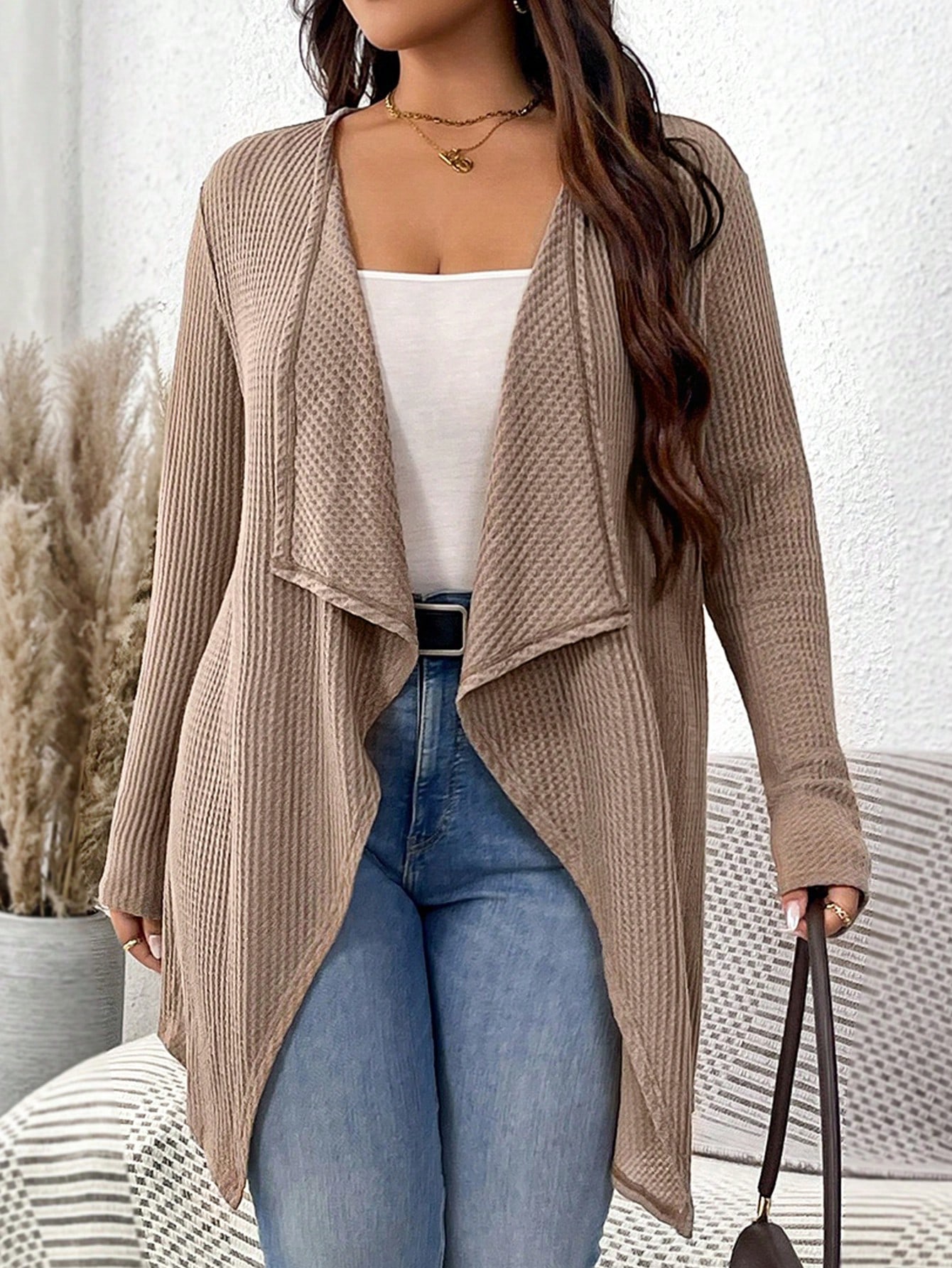 In Casual Plus Size Coats