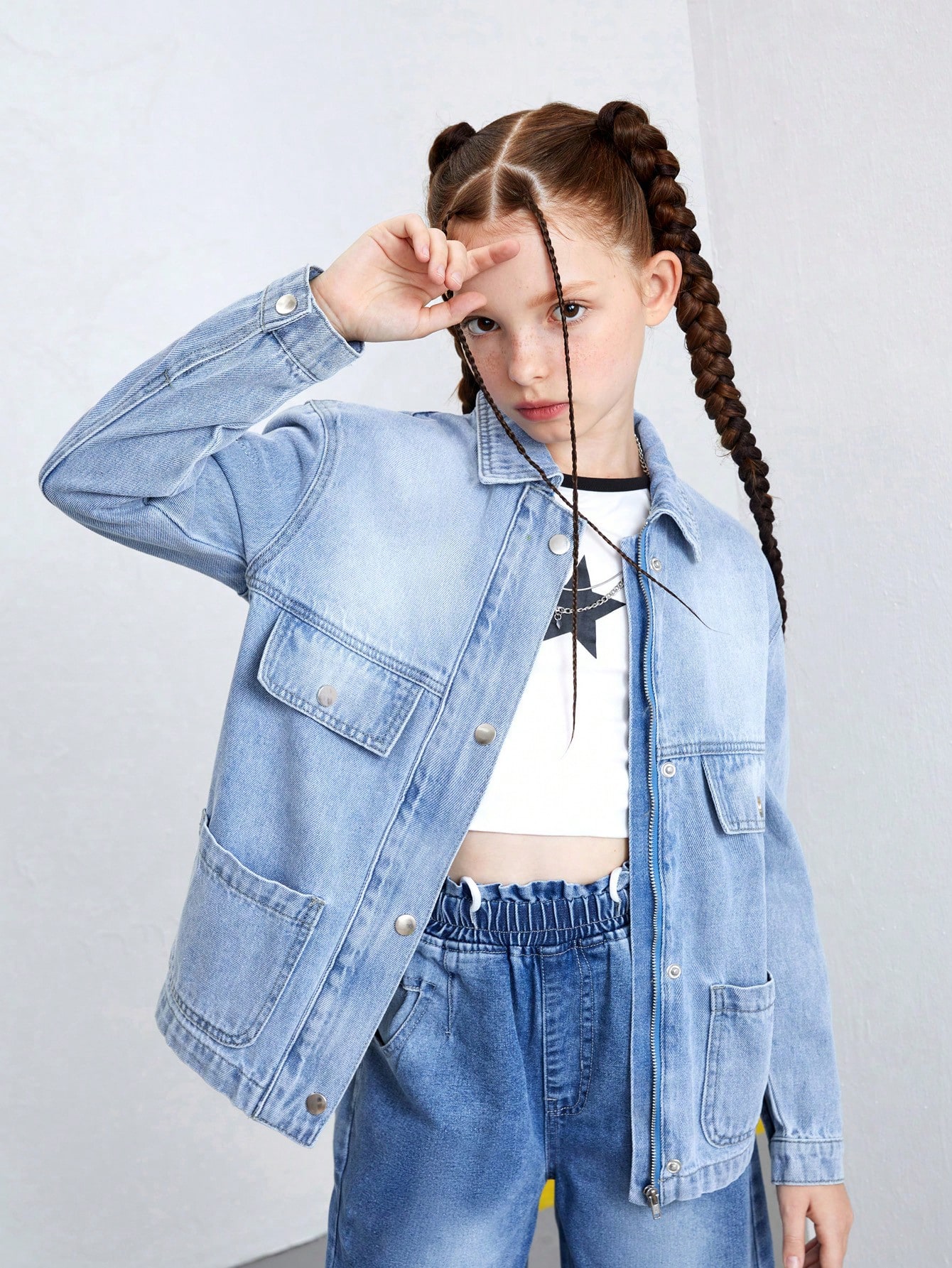 Tween Girls Denim Jackets & Coats