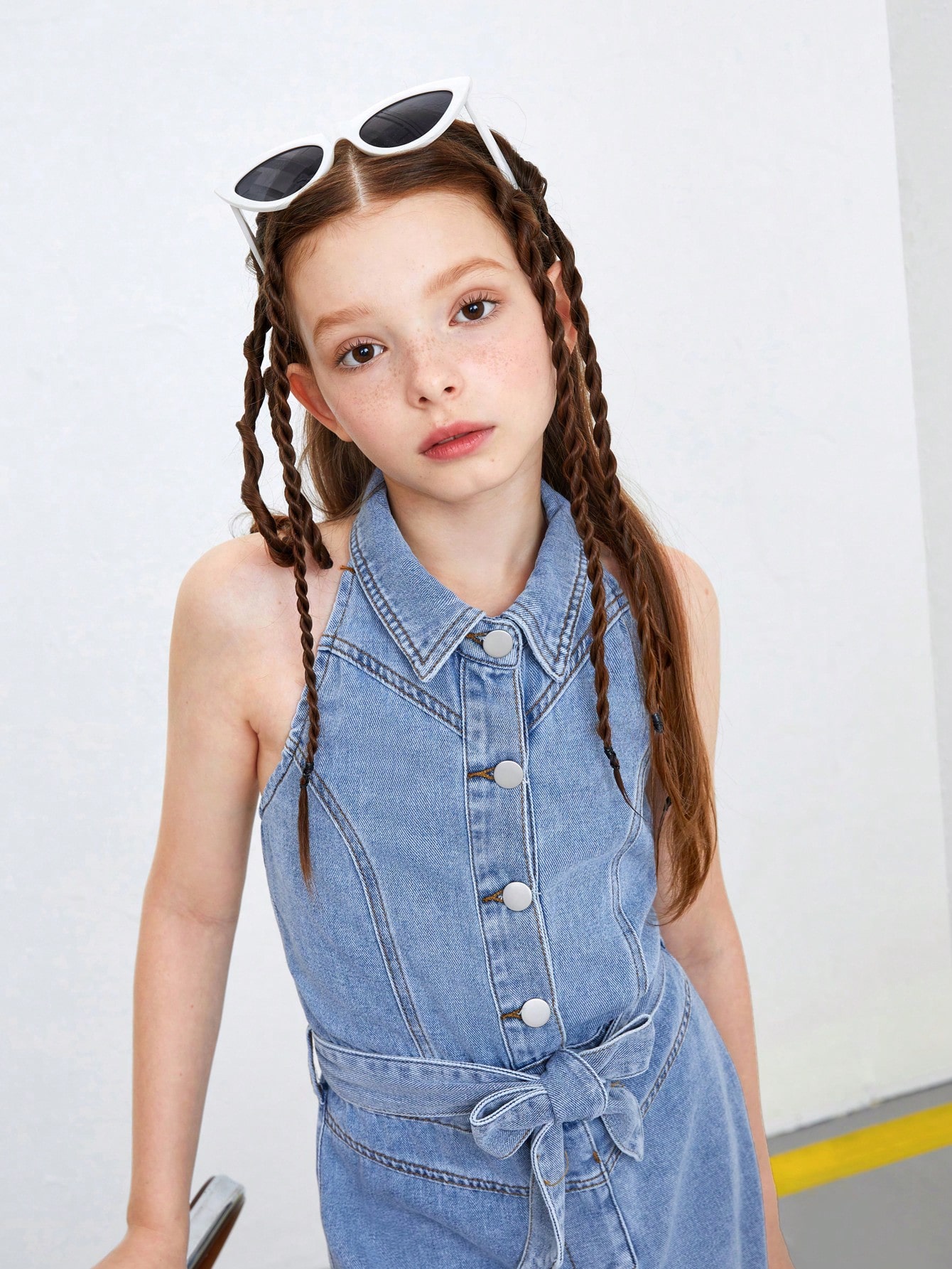 Tween Girls Denim Overalls & Jumpsuits