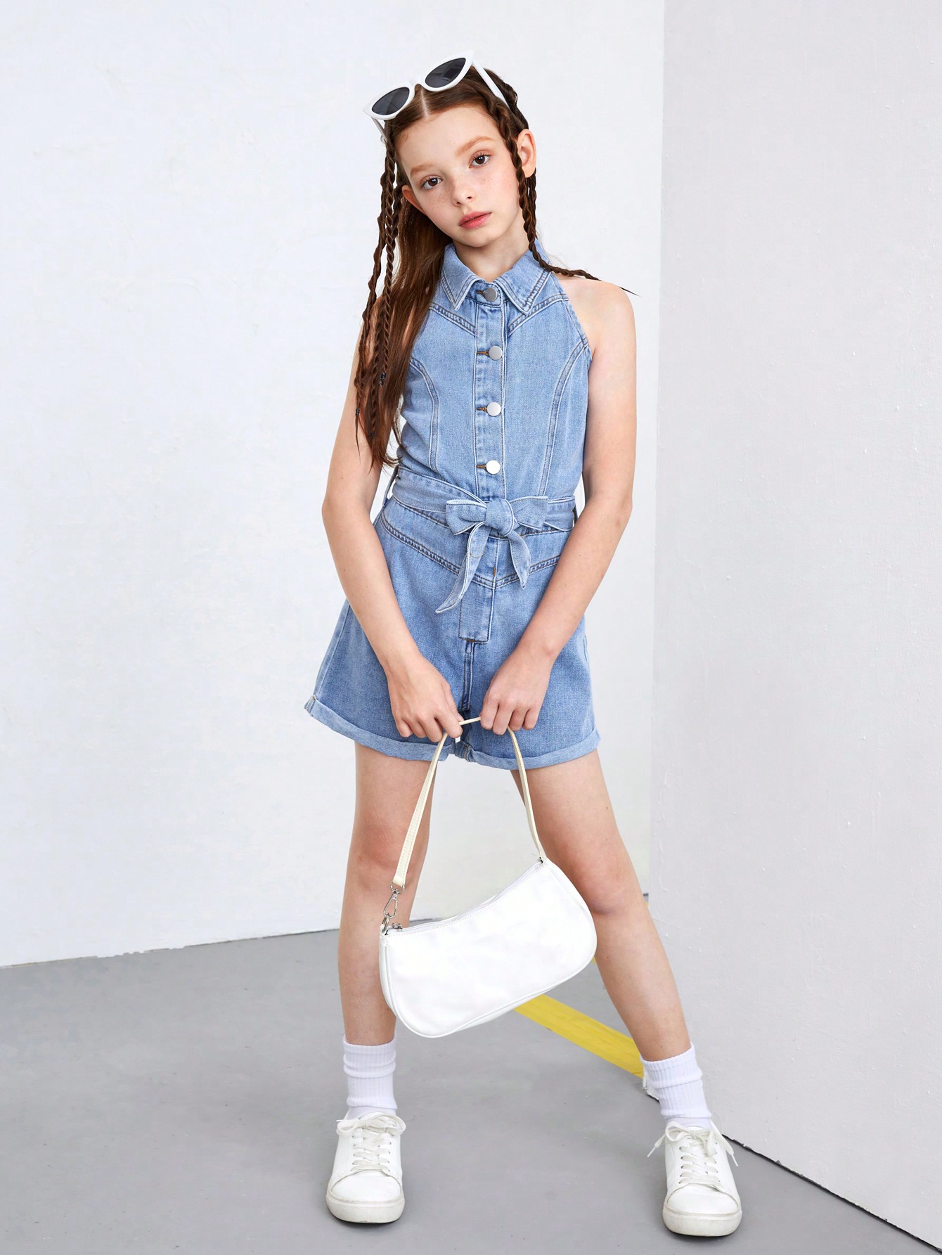 Tween Girls Denim Overalls & Jumpsuits