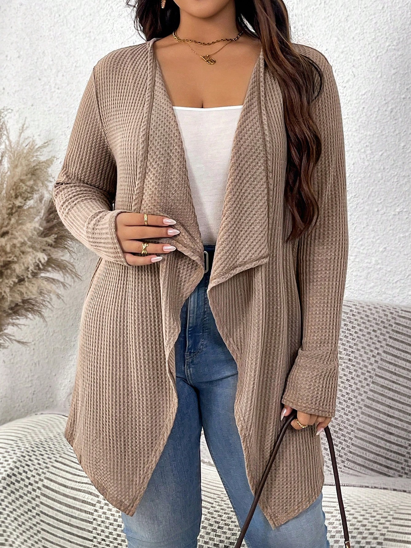 In Casual Plus Size Coats